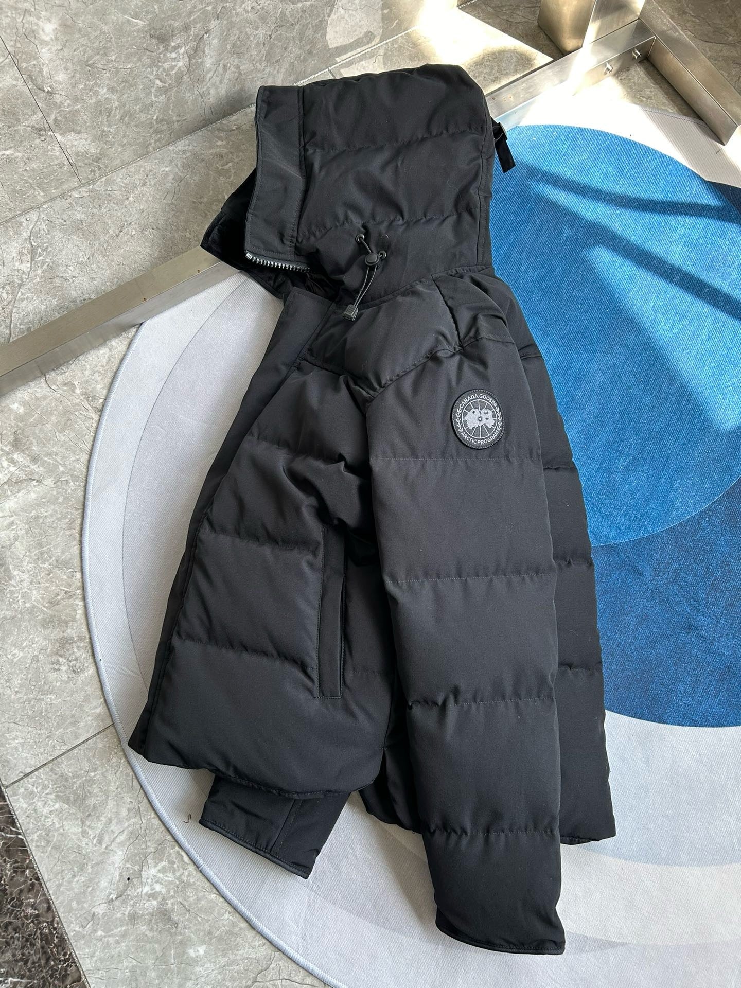 Black,Blue,White and Grey Jacket - FashionHype.xyz