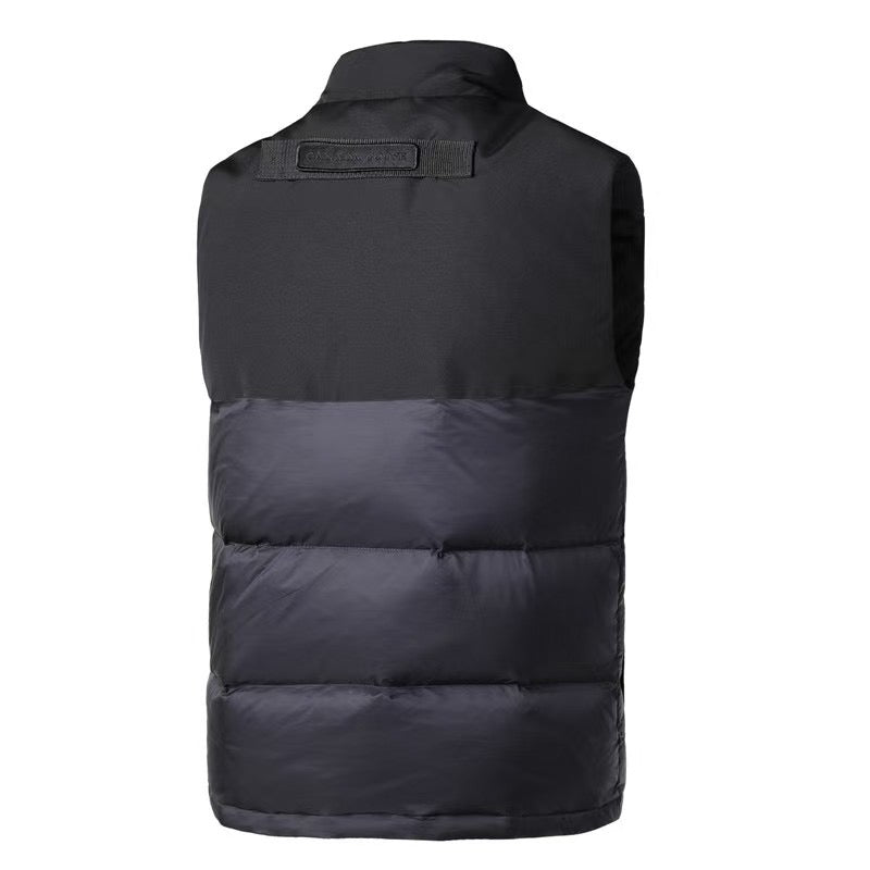 White and Black Vest - FashionHype.xyz