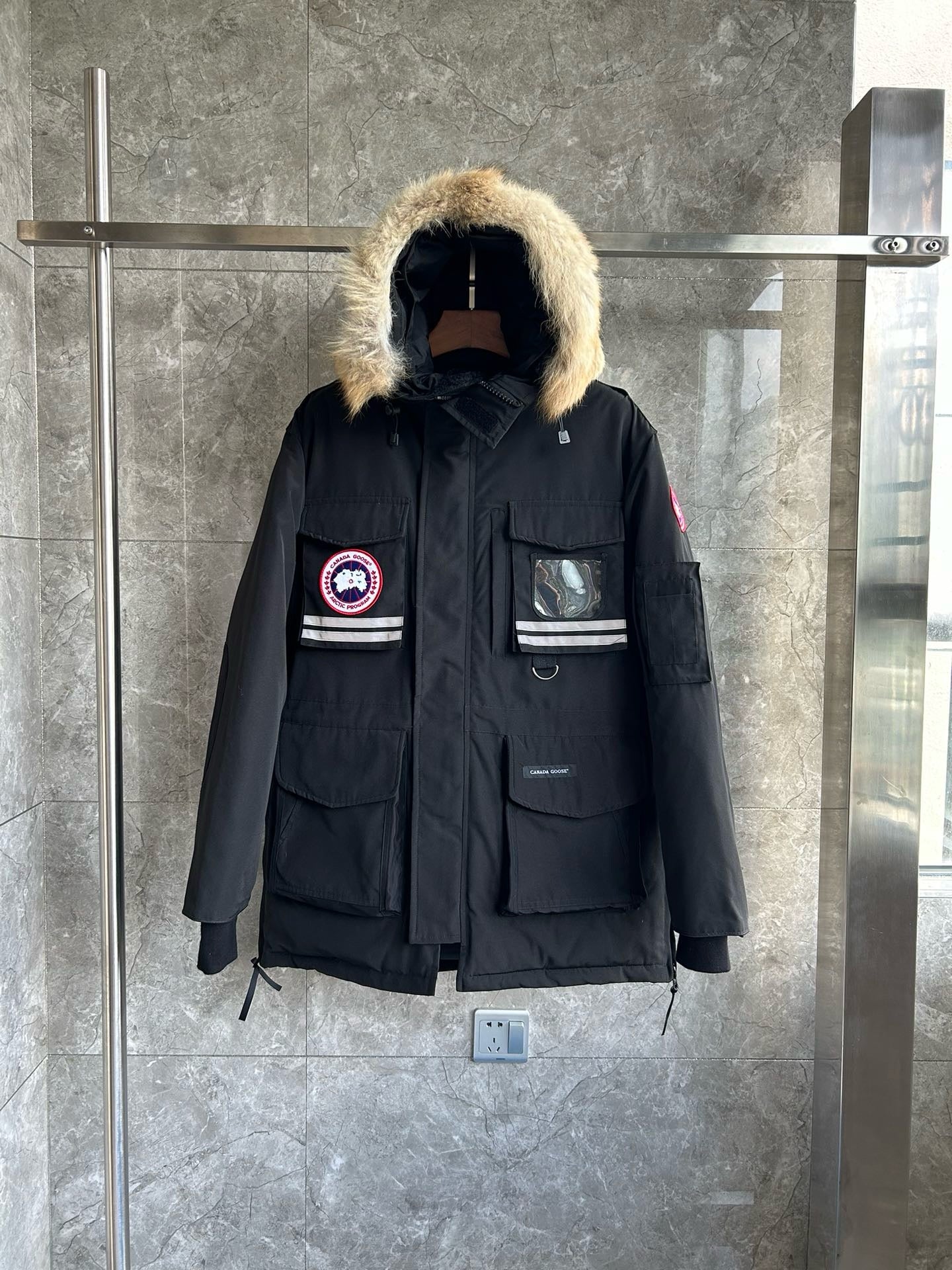 Mehrfarbige Jacke