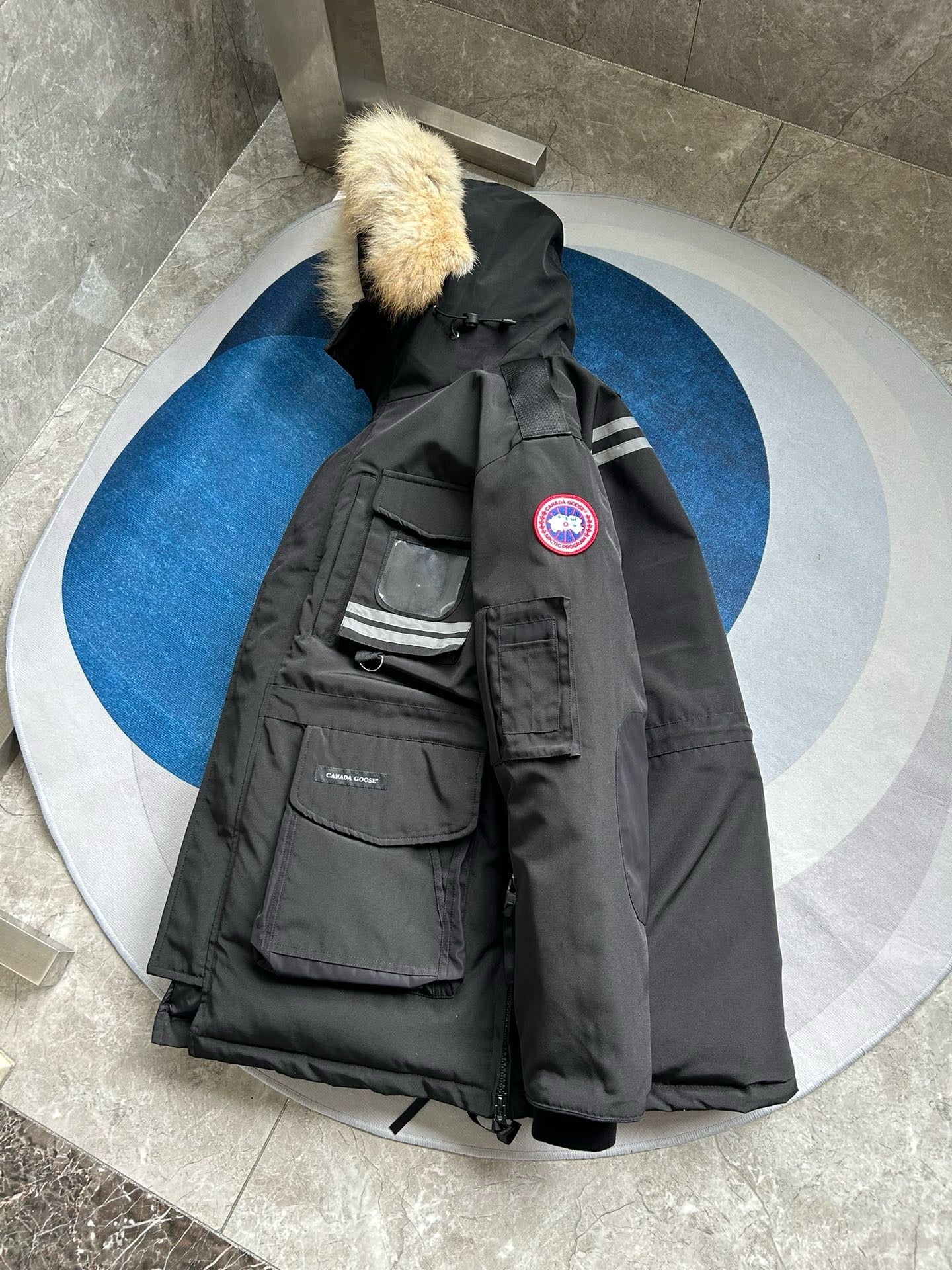 Mehrfarbige Jacke