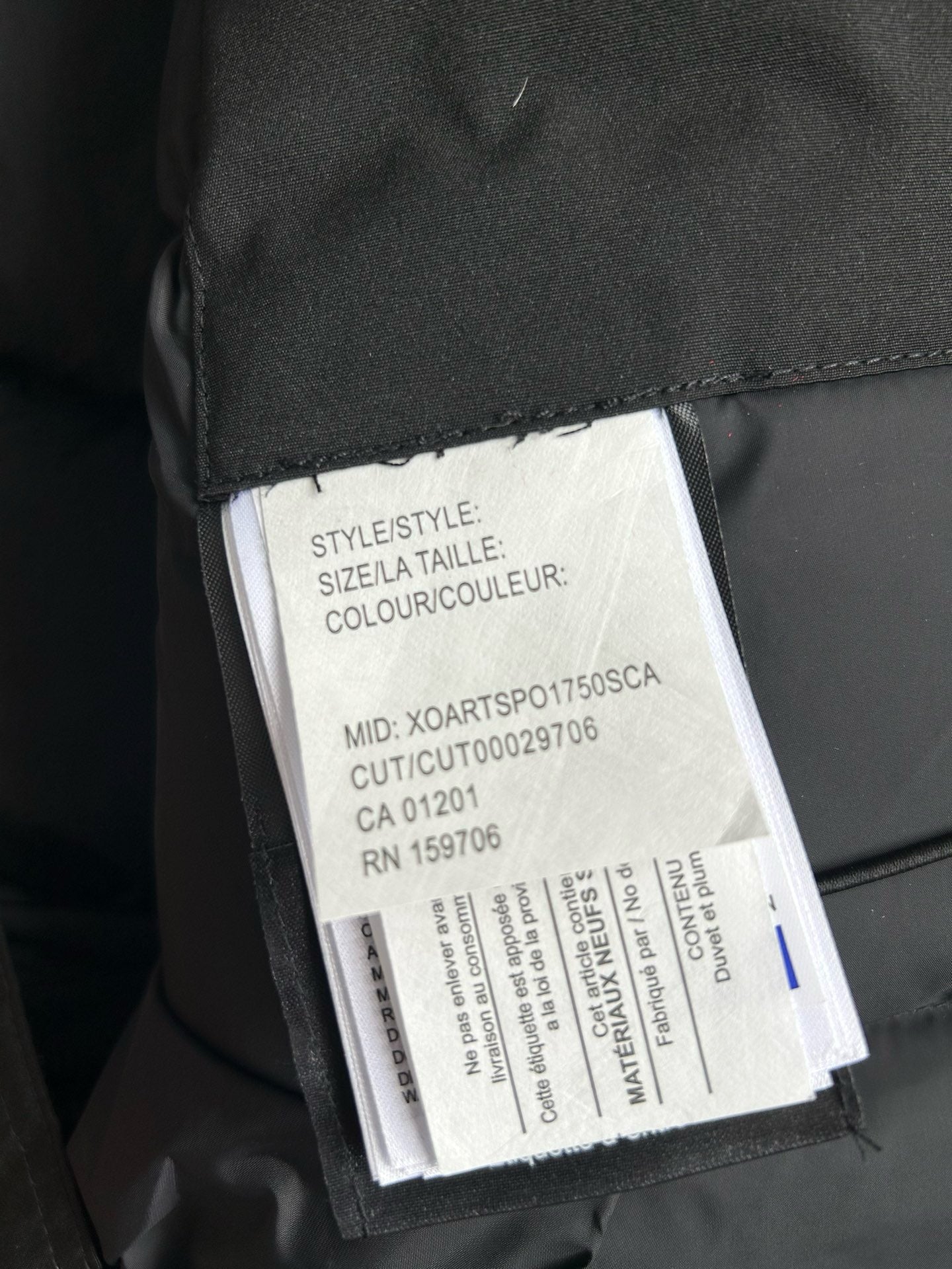 Mehrfarbige Jacke