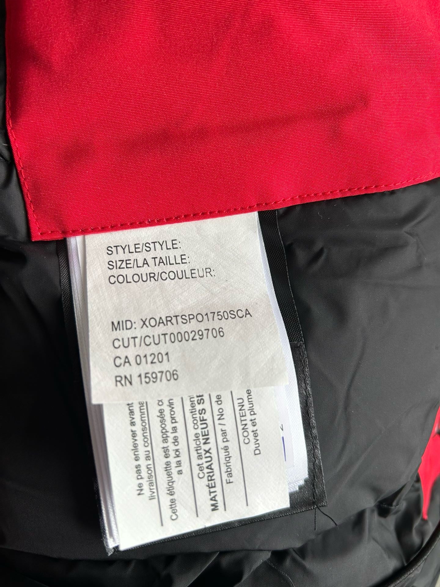 Mehrfarbige Jacke