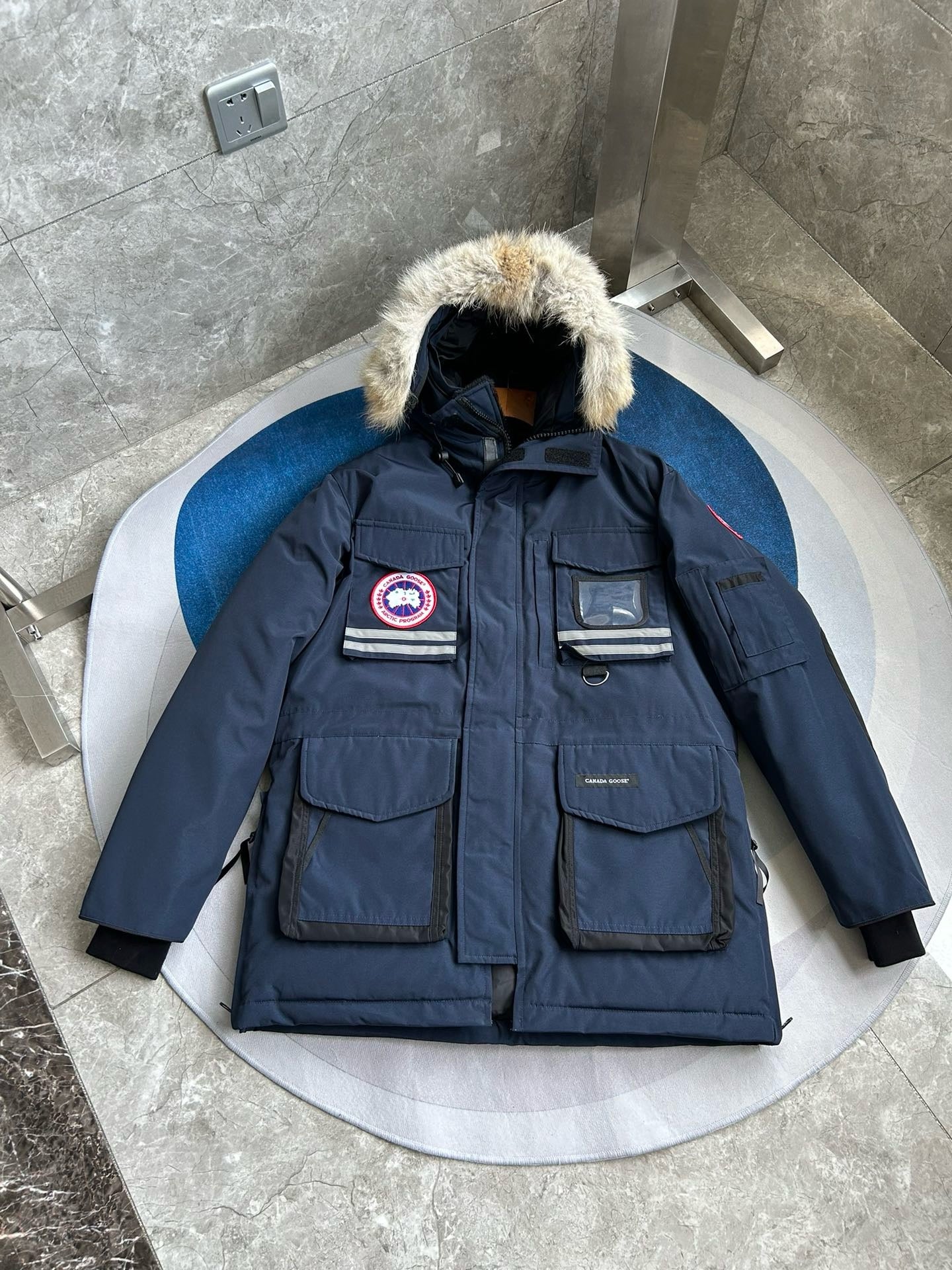Mehrfarbige Jacke