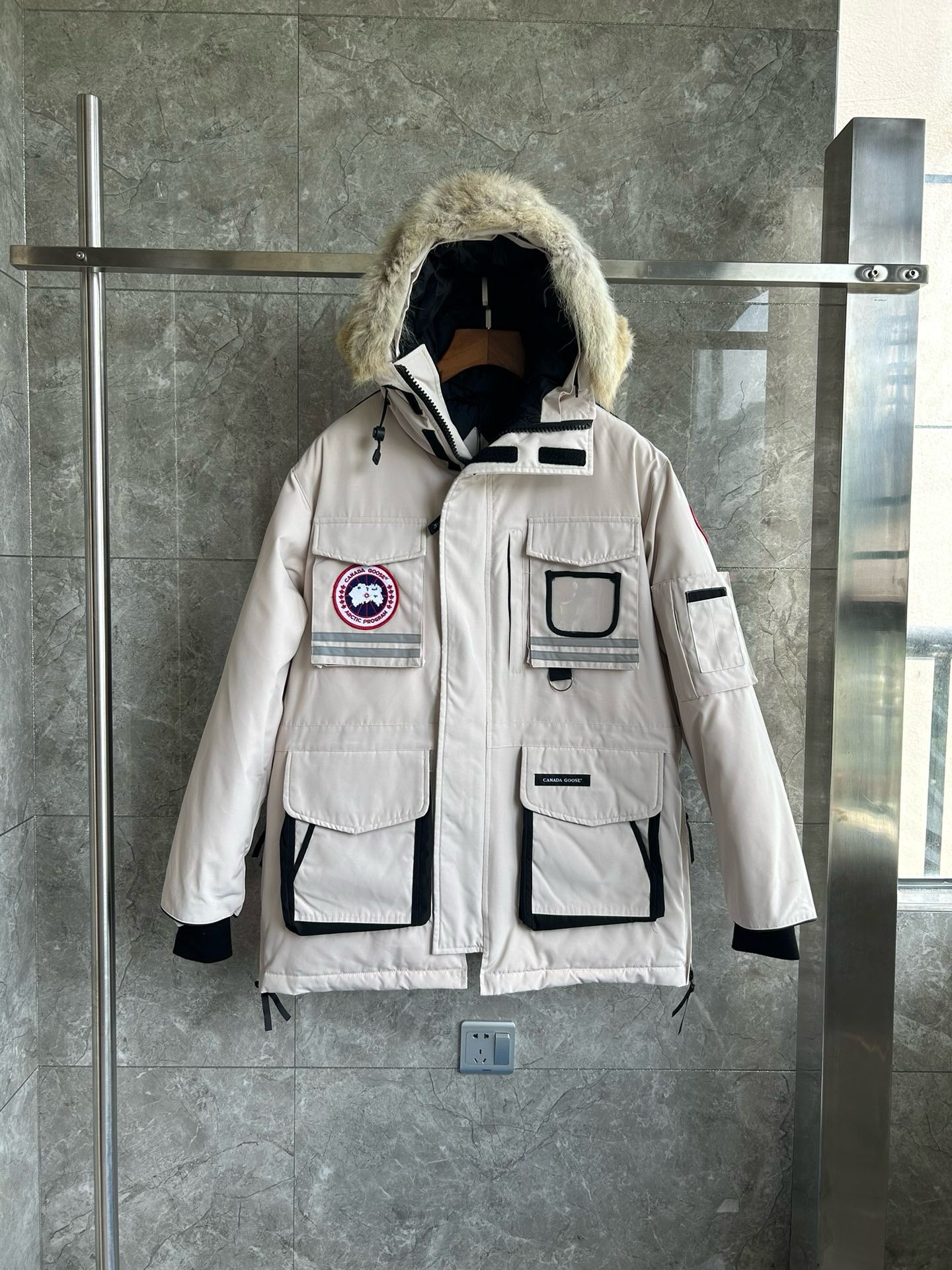 Mehrfarbige Jacke