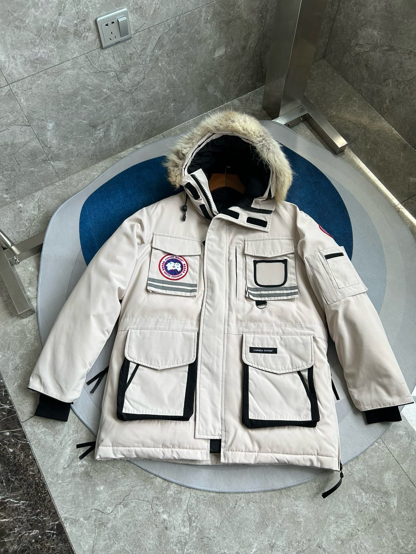Mehrfarbige Jacke
