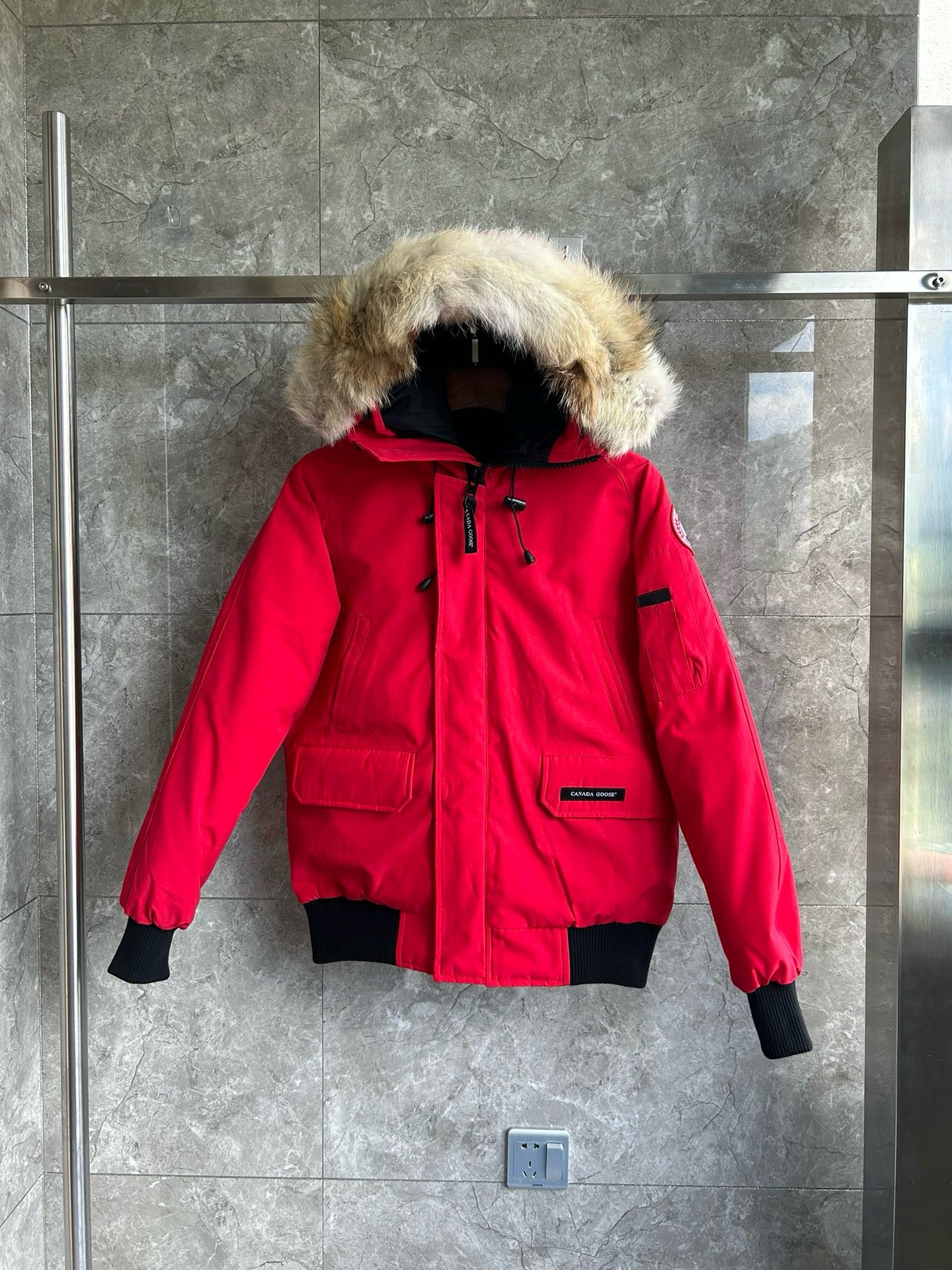 Mehrfarbige Jacke