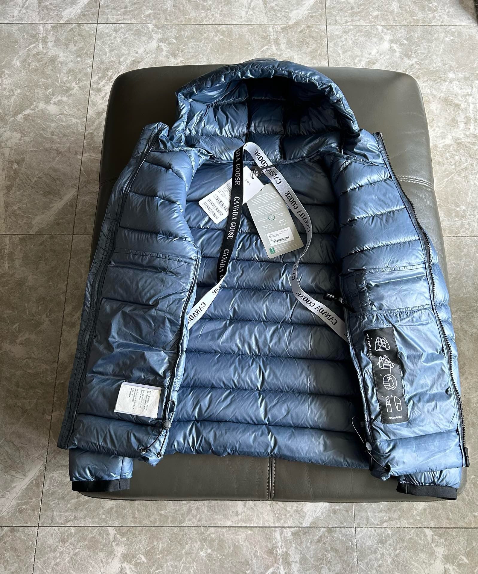 Blue,Green,Black and White Jacket - Size S - FashionHype.xyz