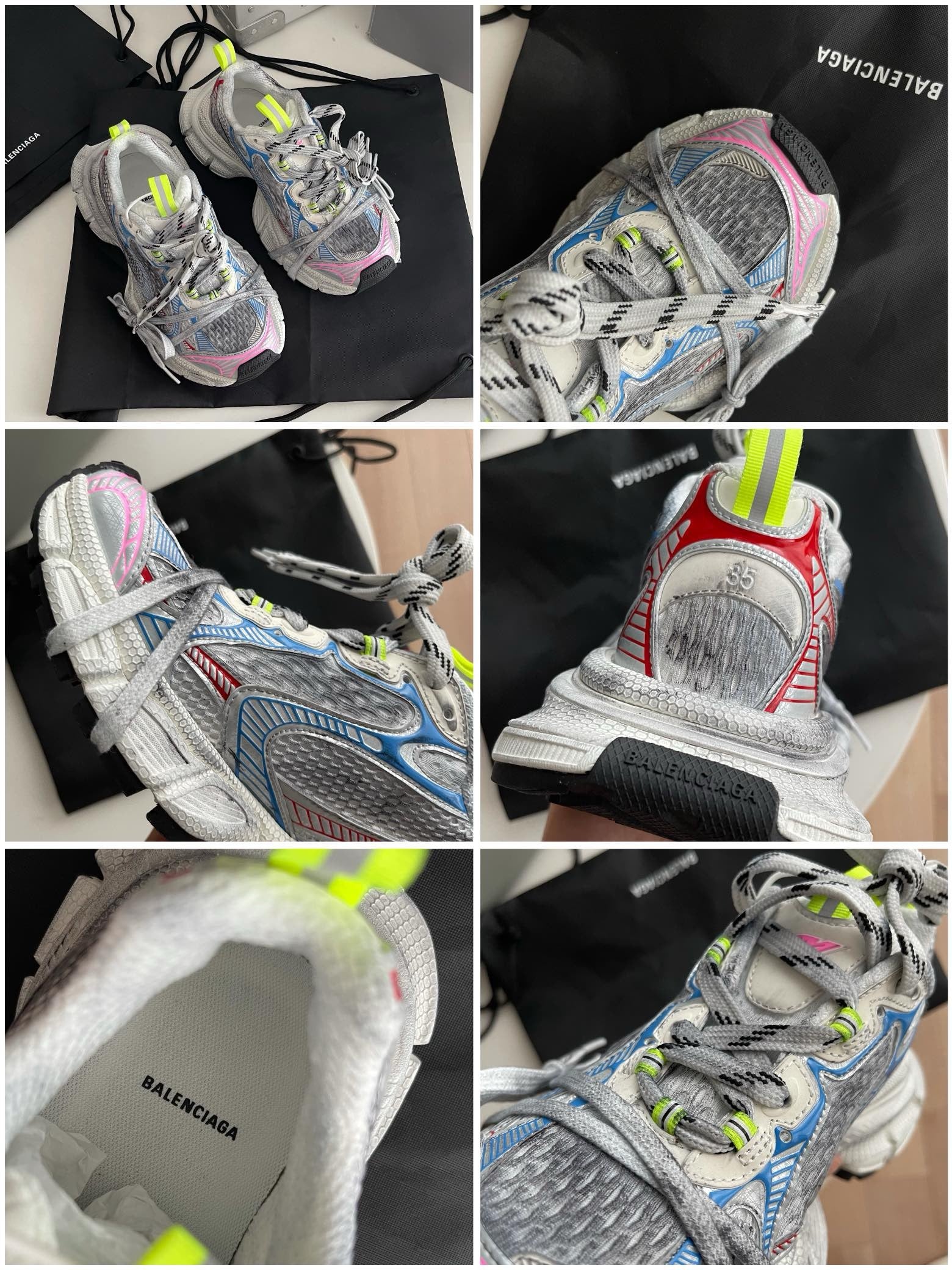 Mehrfarbige Schuhe