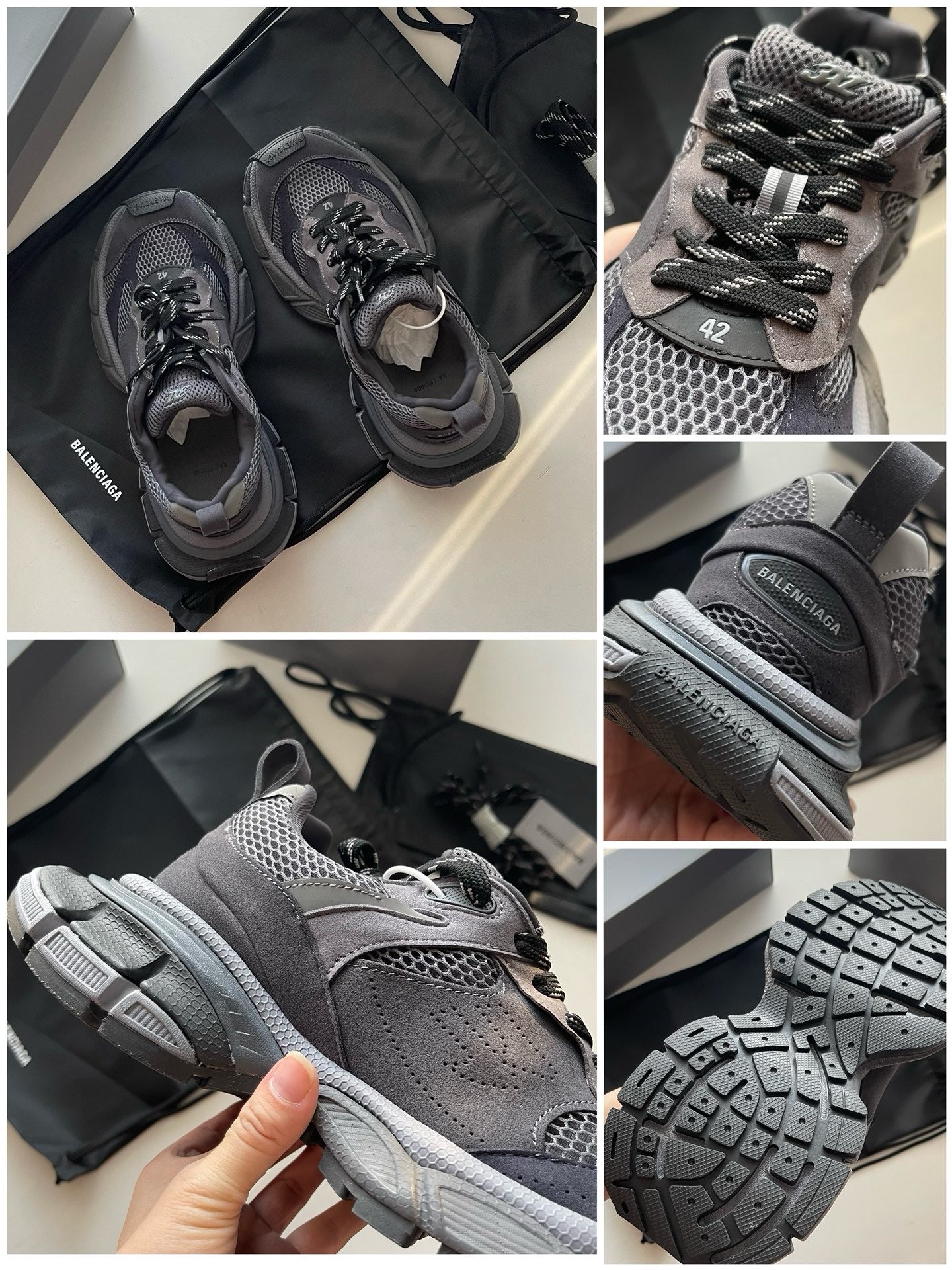 حذاء أزرق سماوي وأرجواني وأسود