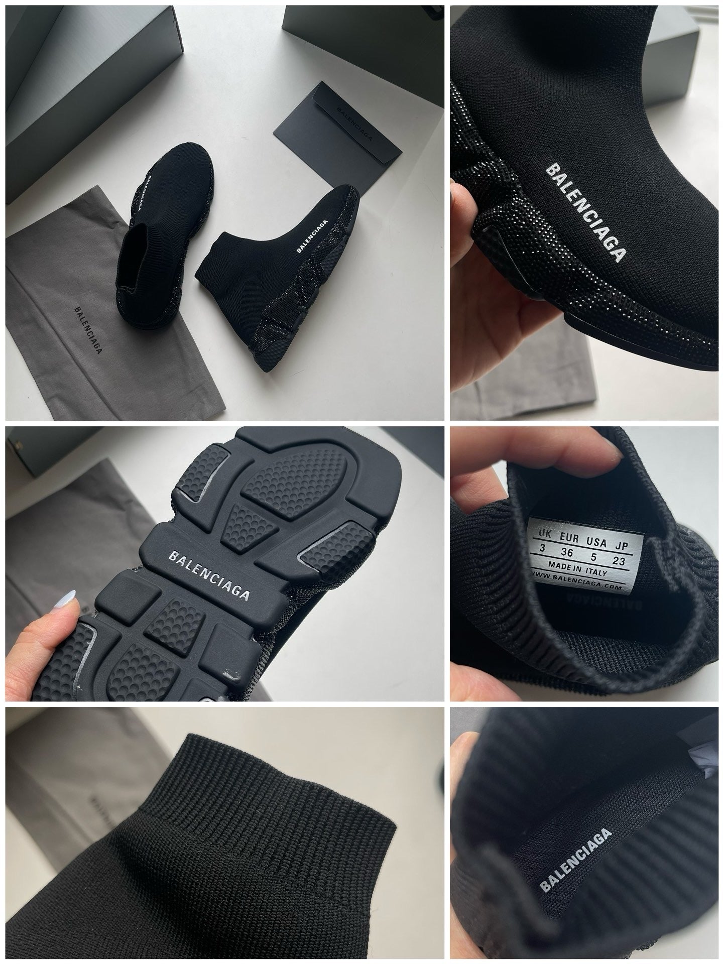 Schwarze und weiße Schuhe