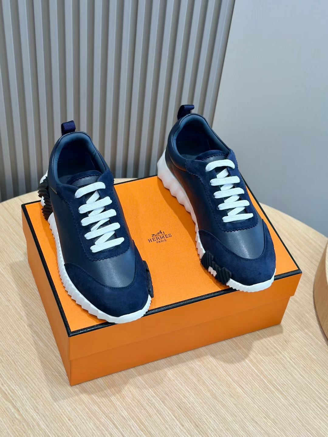 Blue and Black Shoes - FashionHype.xyz