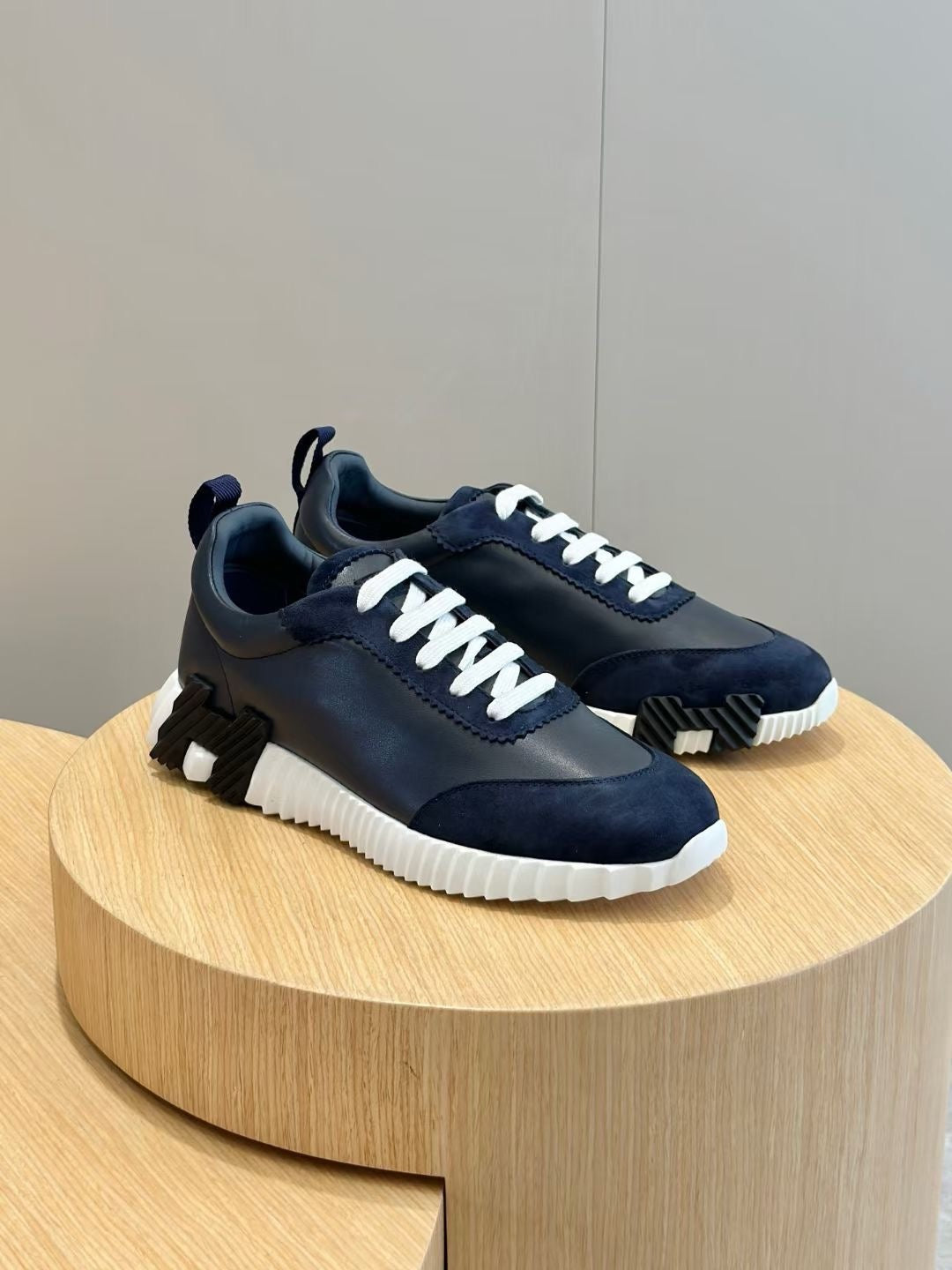 Blue and Black Shoes - FashionHype.xyz
