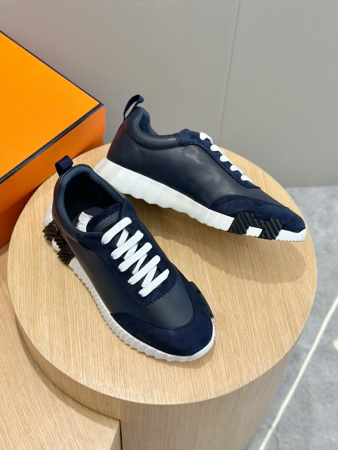 Blue and Black Shoes - FashionHype.xyz