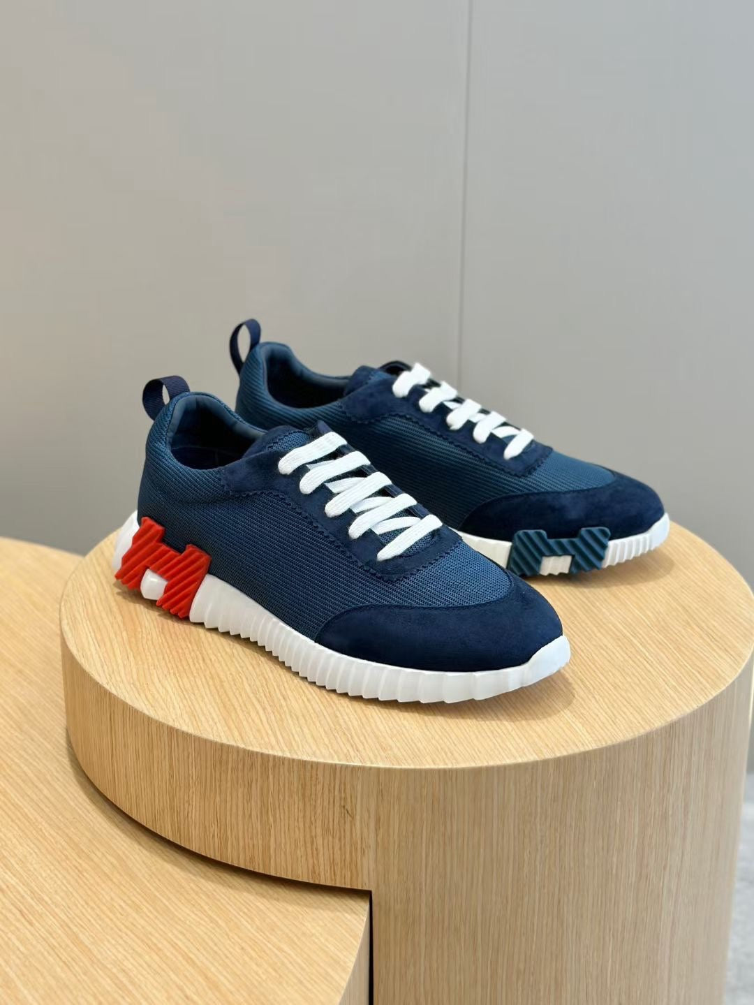 Blue and Black Shoes - FashionHype.xyz