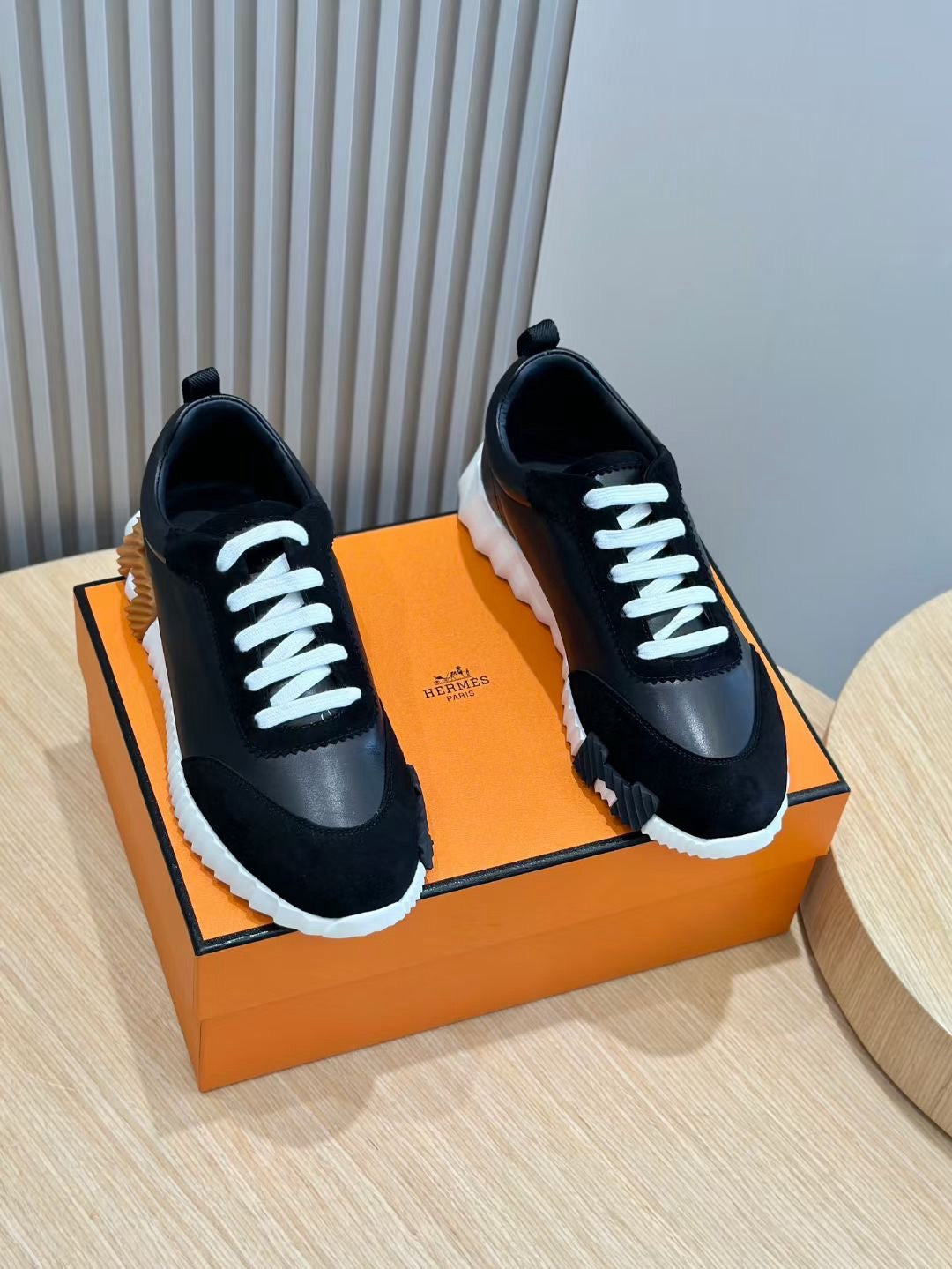 Blue and Black Shoes - FashionHype.xyz