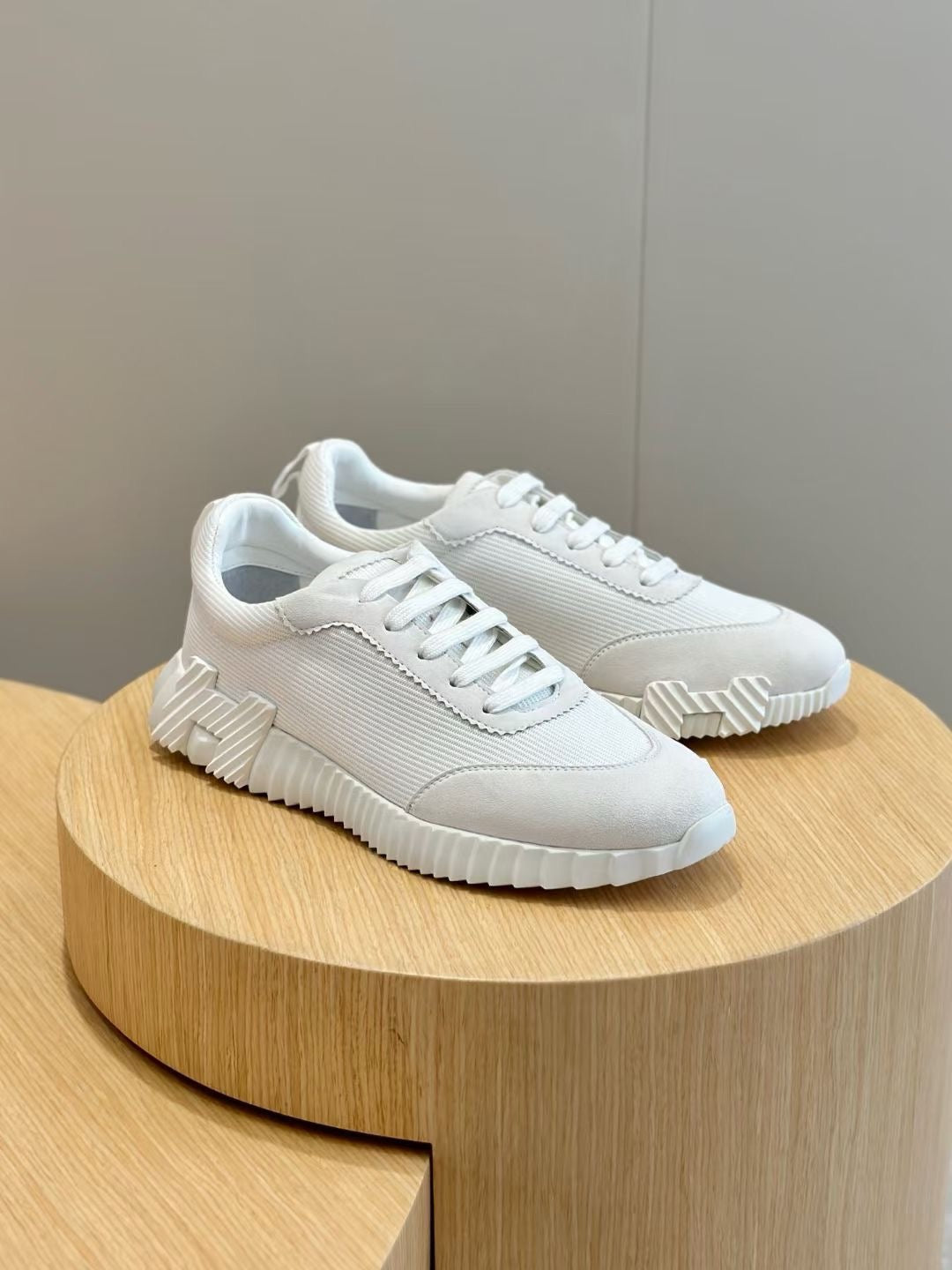 White brown, Grey and White Shoes - FashionHype.xyz