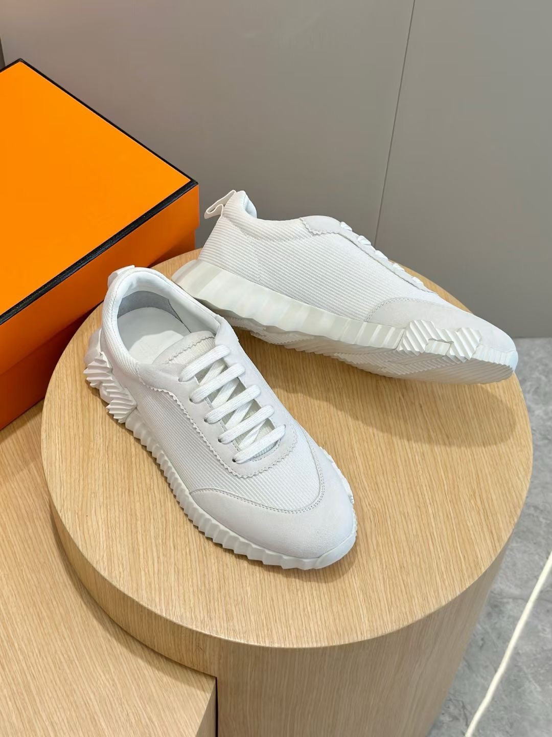 White brown, Grey and White Shoes - FashionHype.xyz