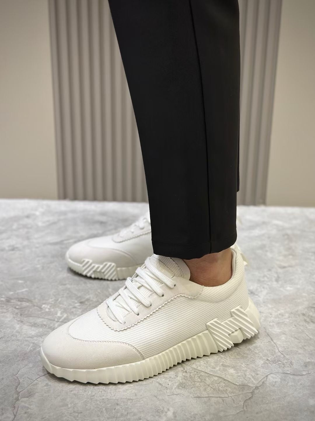 White brown, Grey and White Shoes - FashionHype.xyz