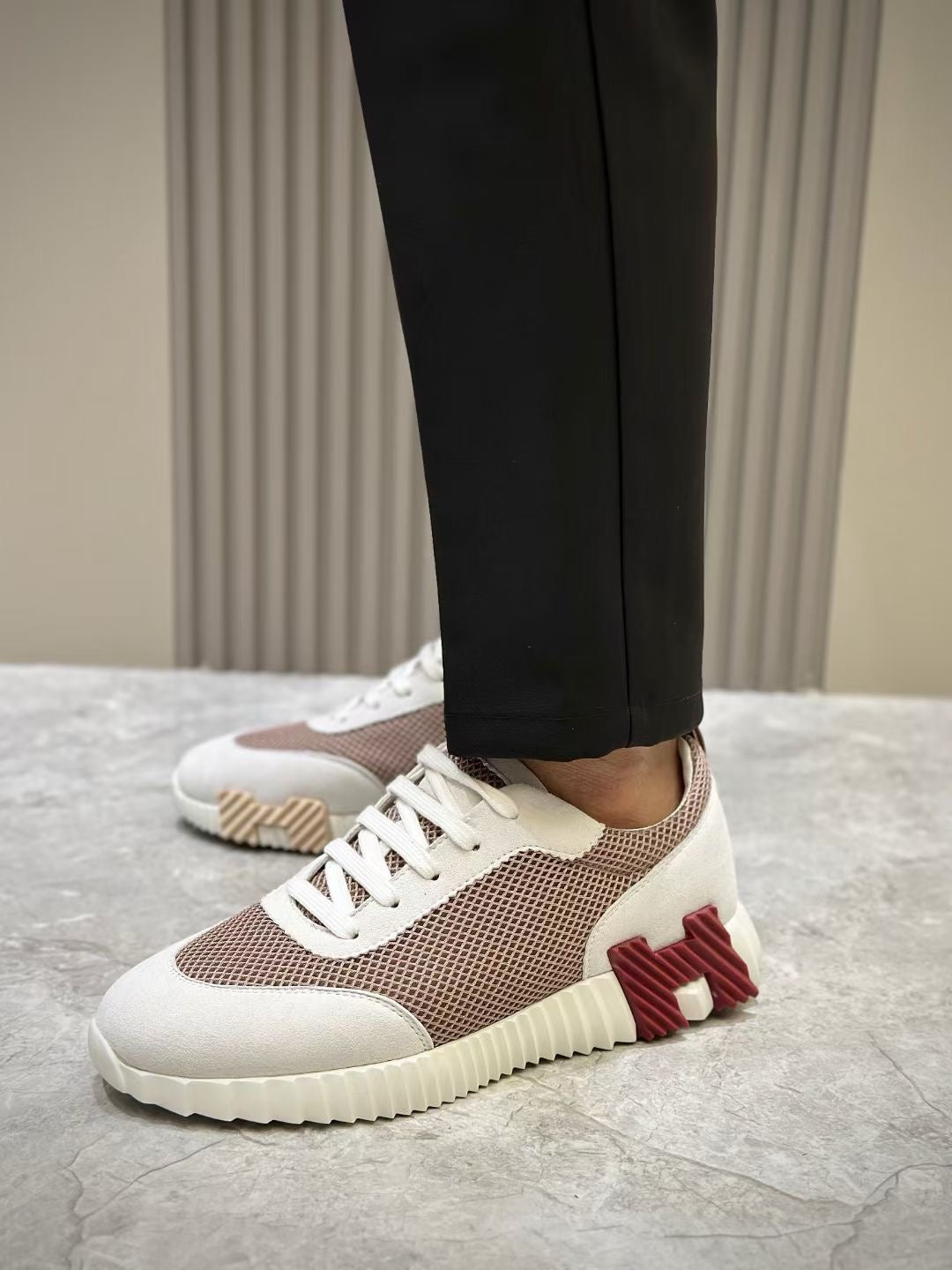 White brown, Grey and White Shoes - FashionHype.xyz