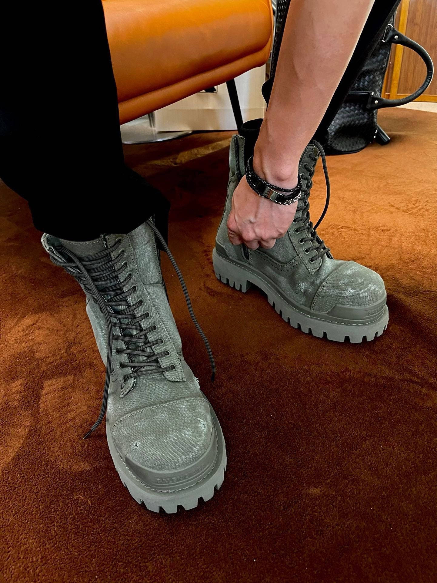 Black, Grey and Khaki Shoes - FashionHype.xyz