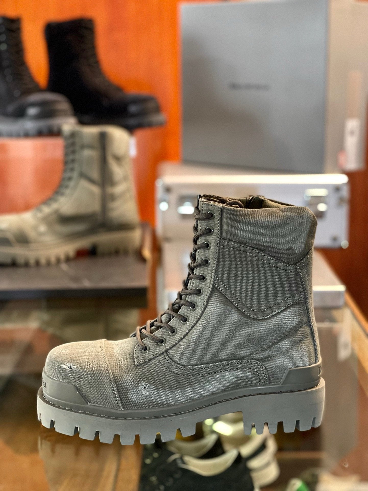 Black, Grey and Khaki Shoes - FashionHype.xyz