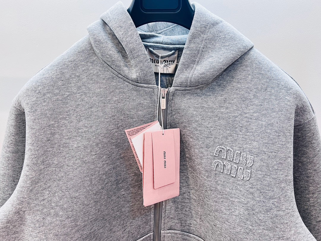 Grey and Blue Jacket - FashionHype.xyz