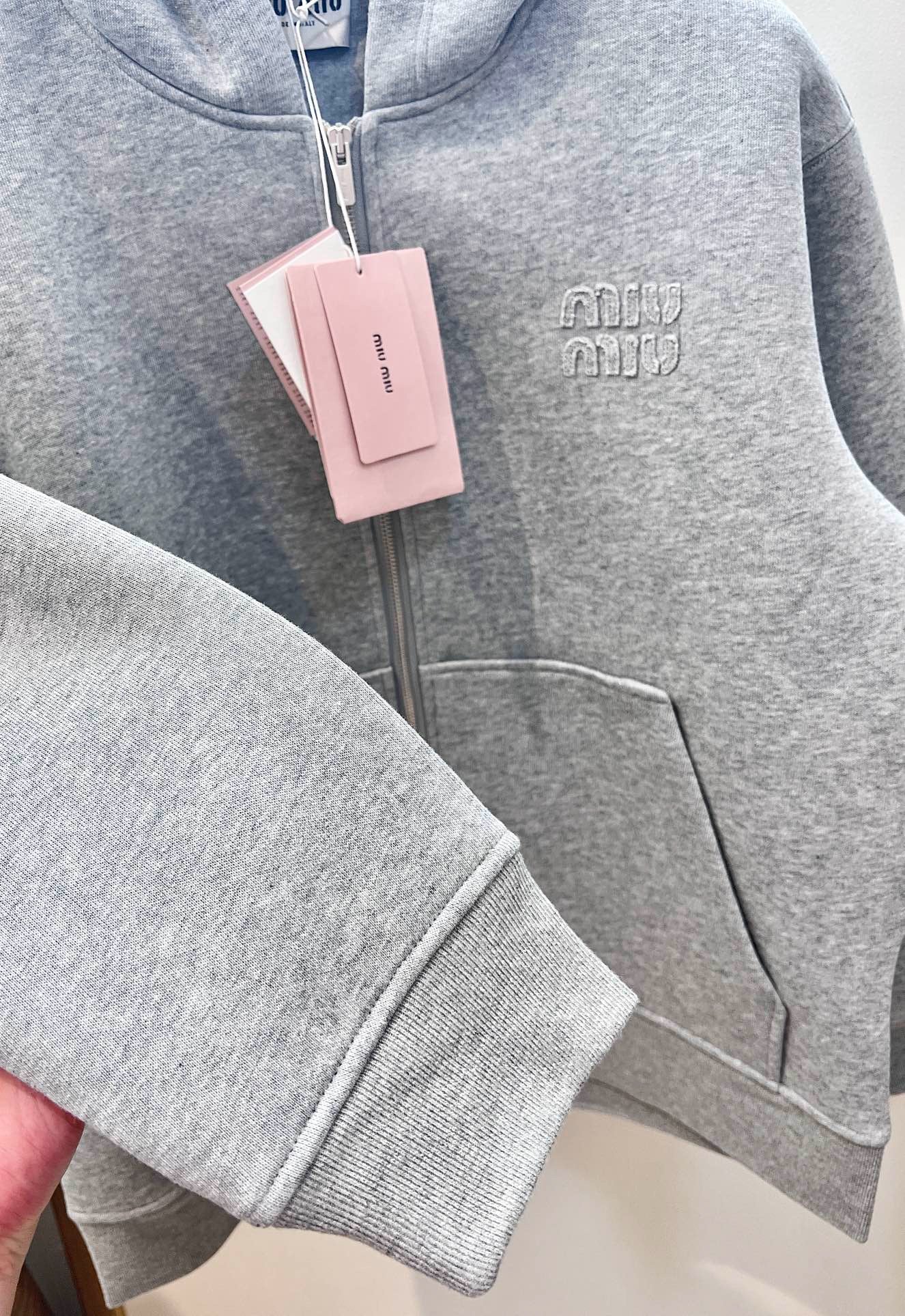 Grey and Blue Jacket - FashionHype.xyz