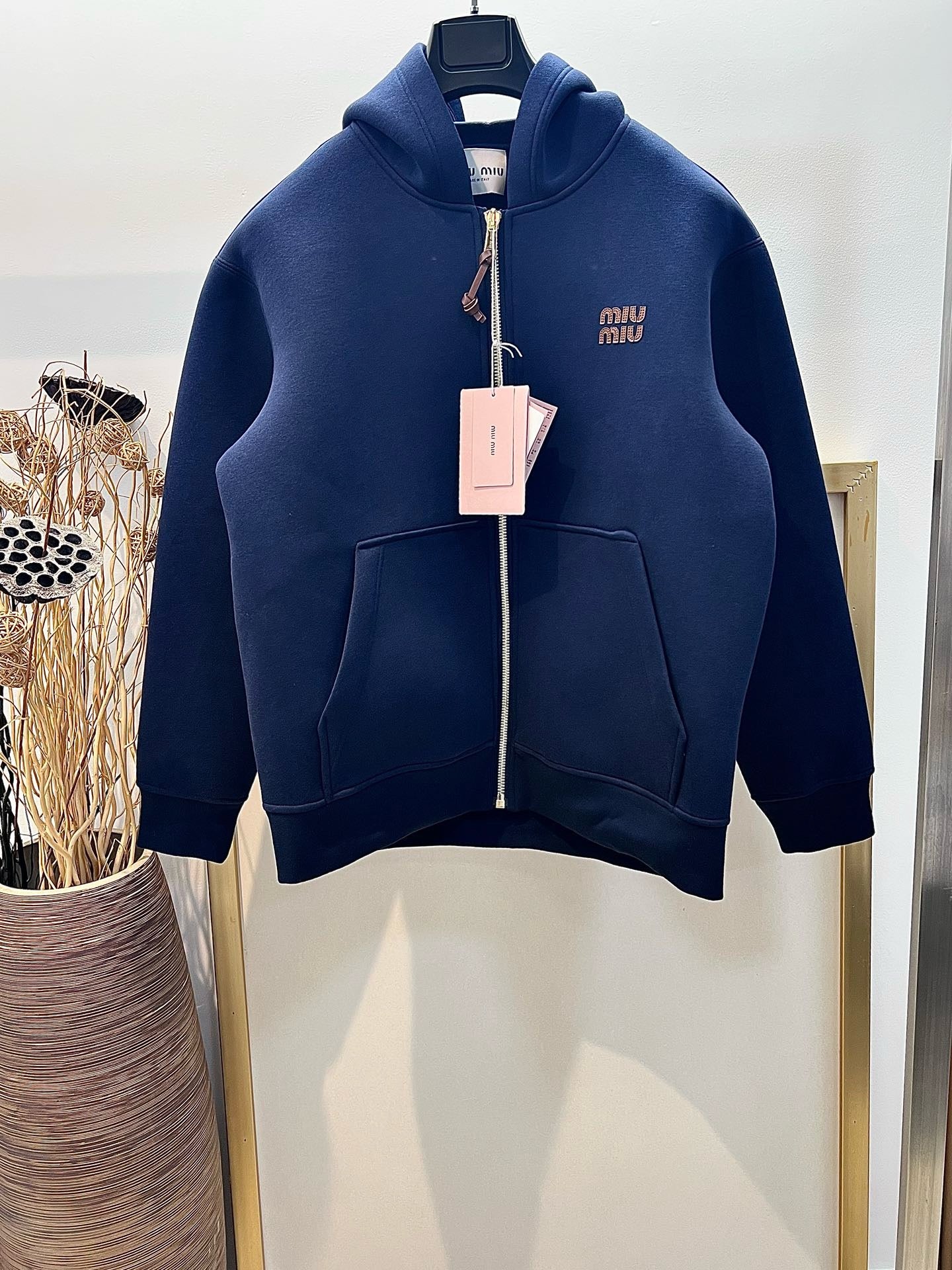 Grey and Blue Jacket - FashionHype.xyz