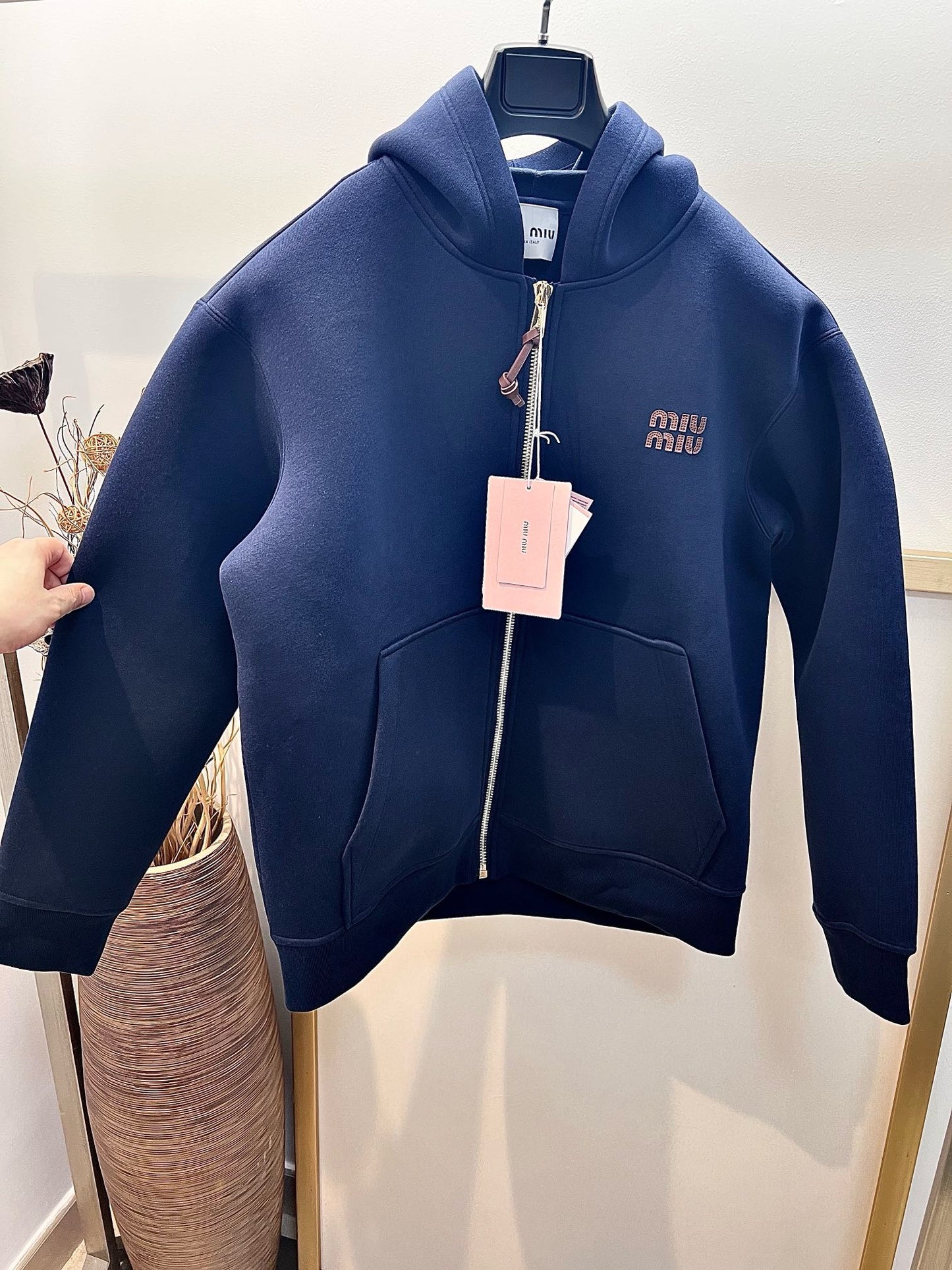 Grey and Blue Jacket - FashionHype.xyz