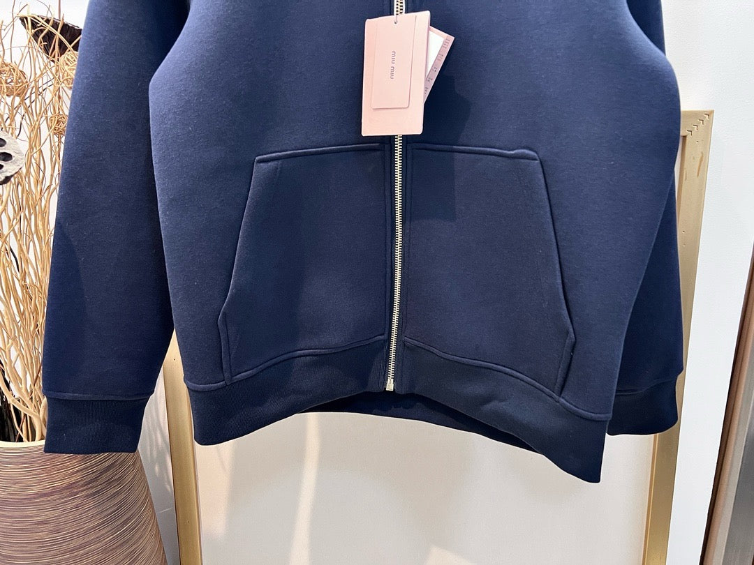 Grey and Blue Jacket - FashionHype.xyz