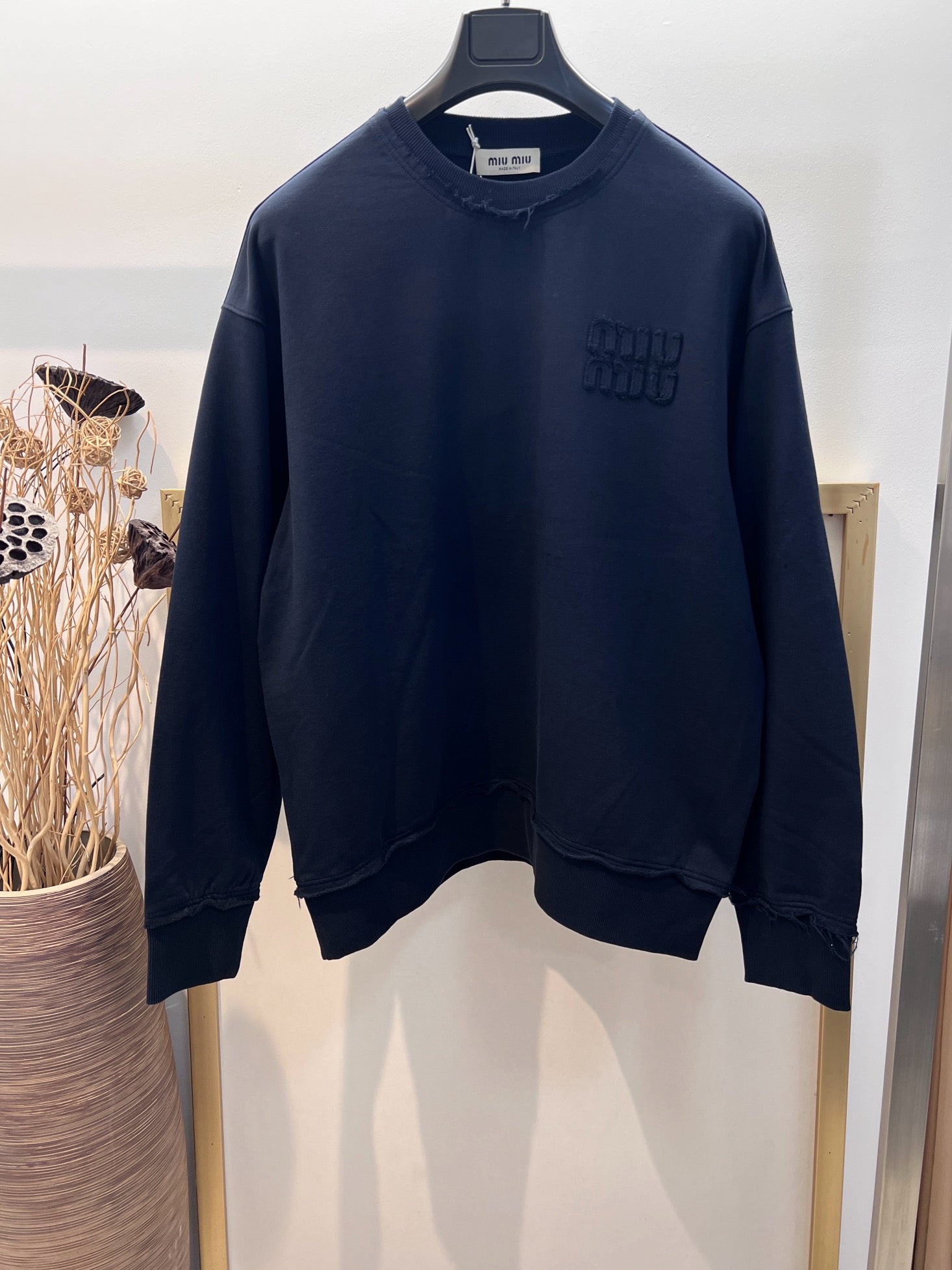 Blaues und graues Jersey