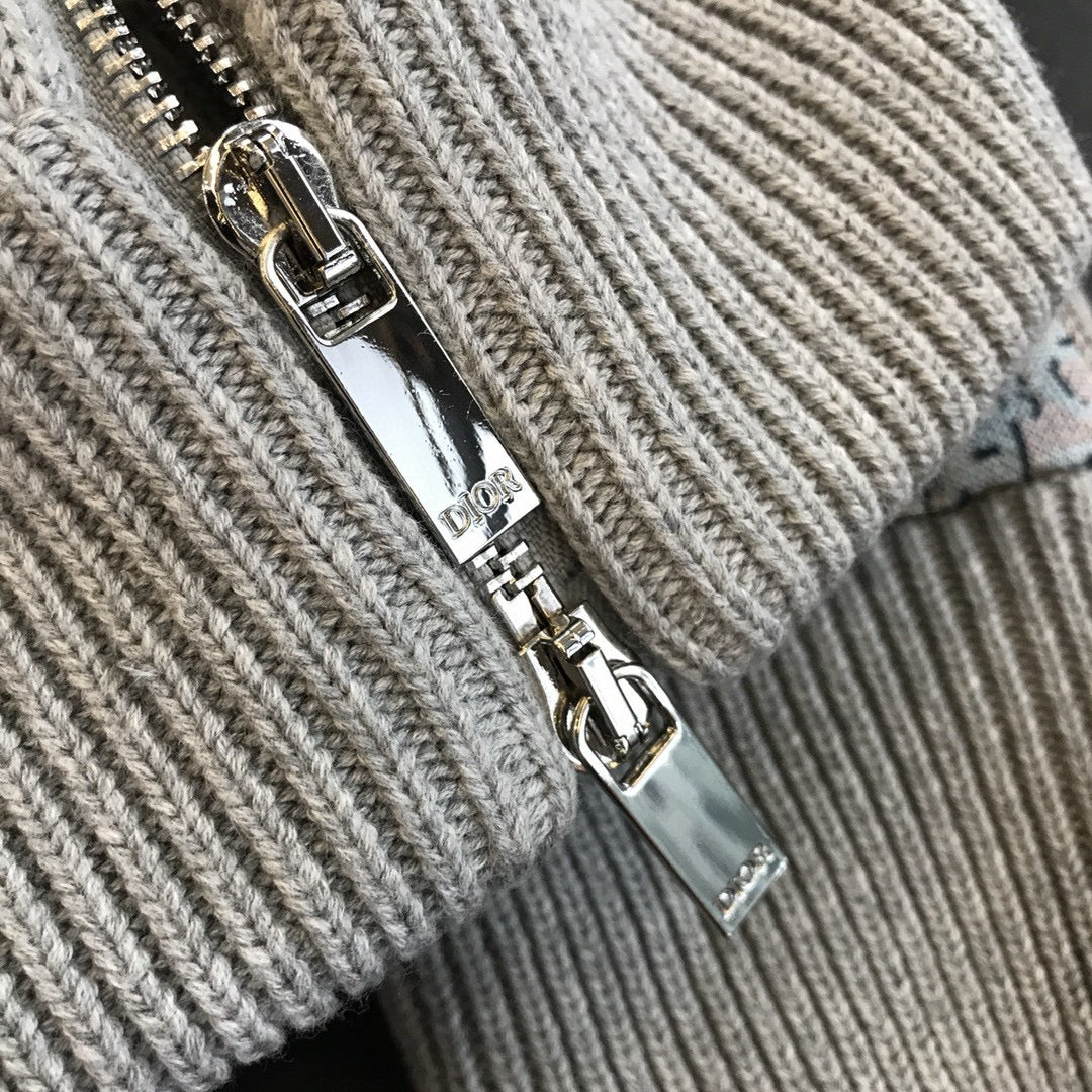 Graue Jacke