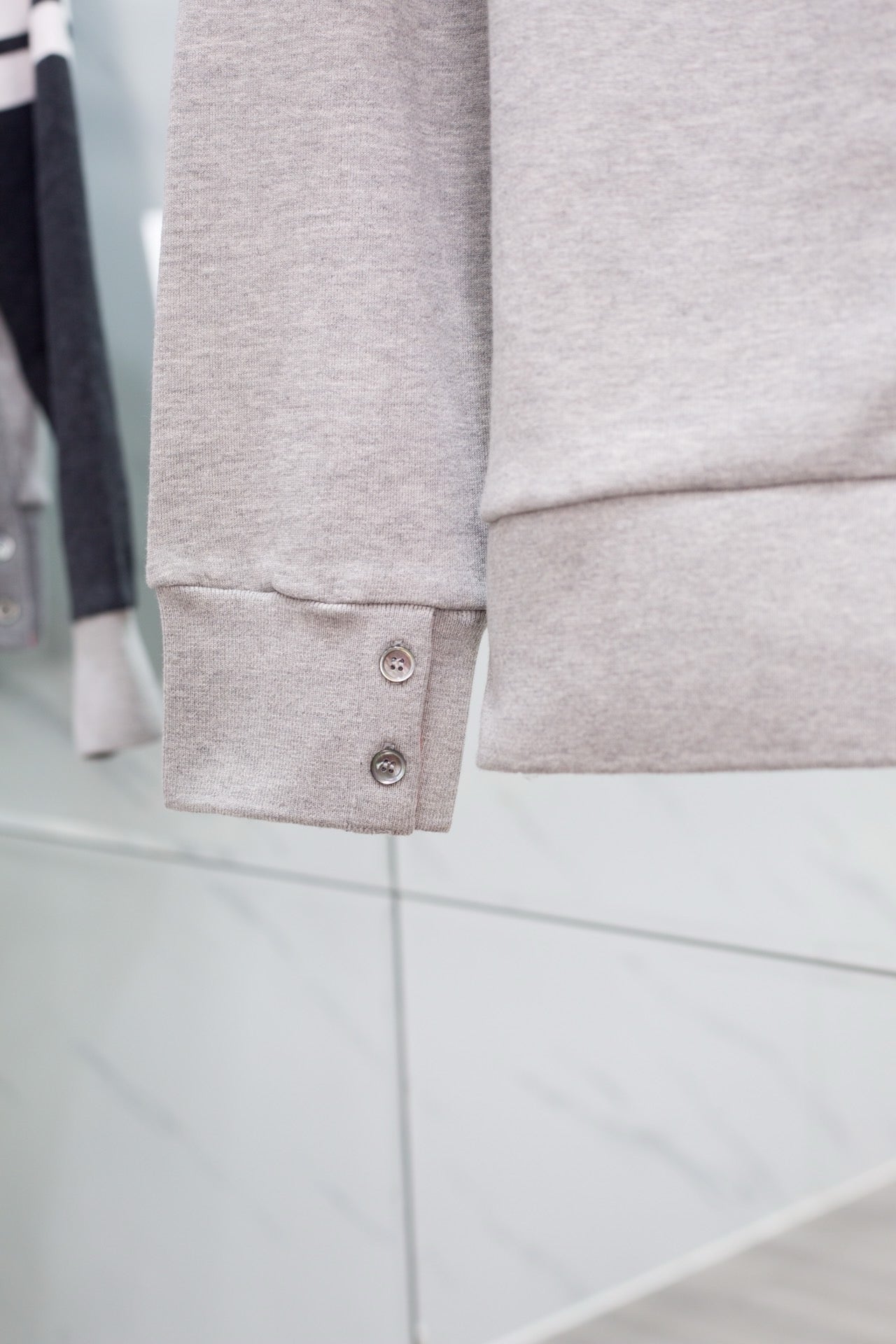 Graue Jacke
