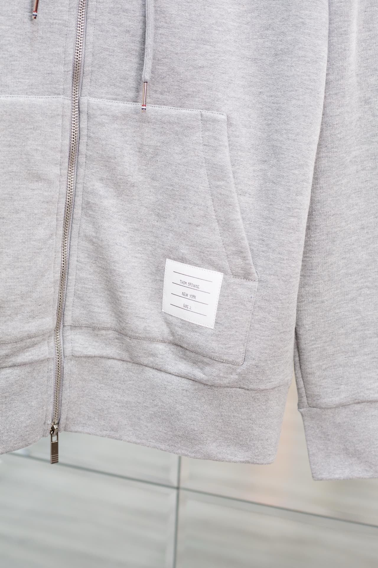 Graue Jacke