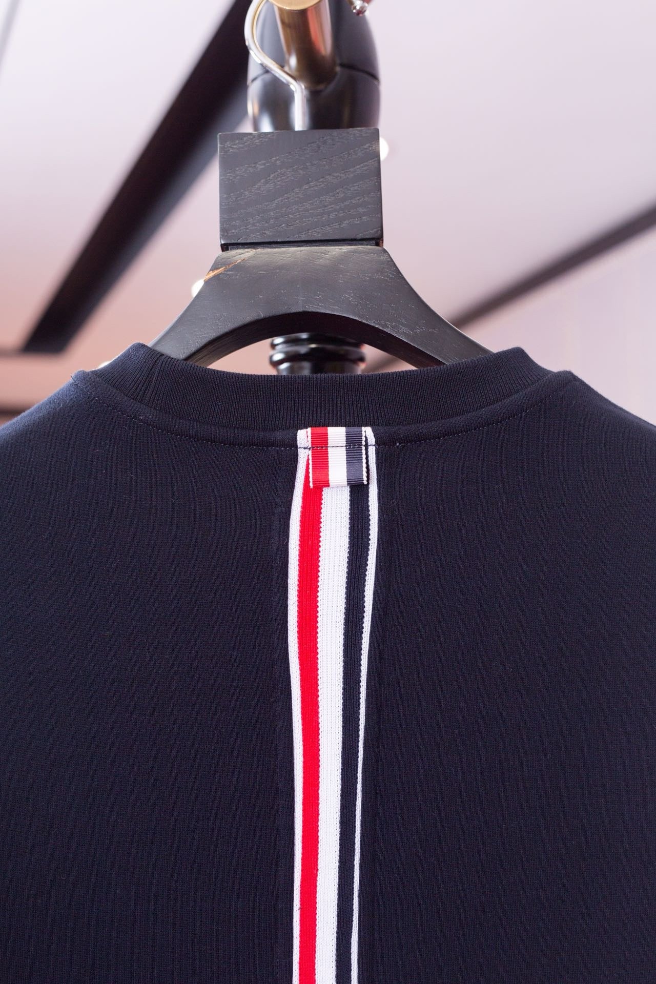 Blaues und graues Jersey