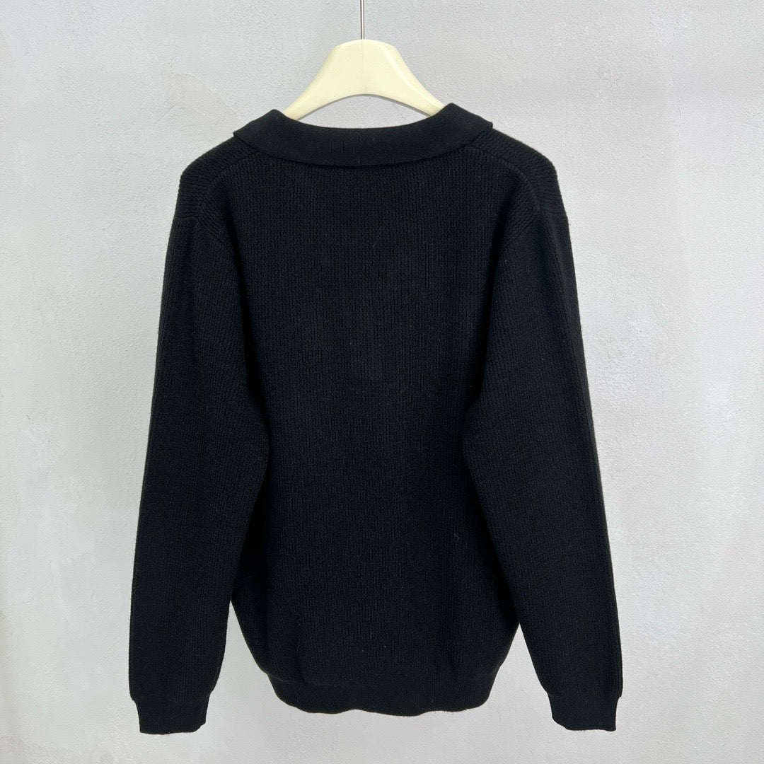 Jersey in Schwarz, Grau und Beige