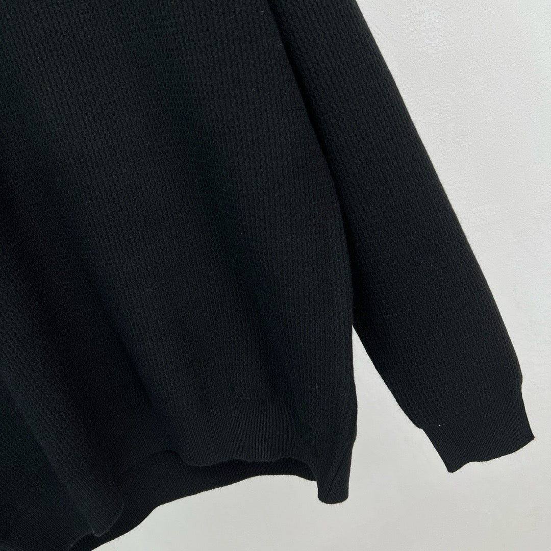 Jersey in Schwarz, Grau und Beige