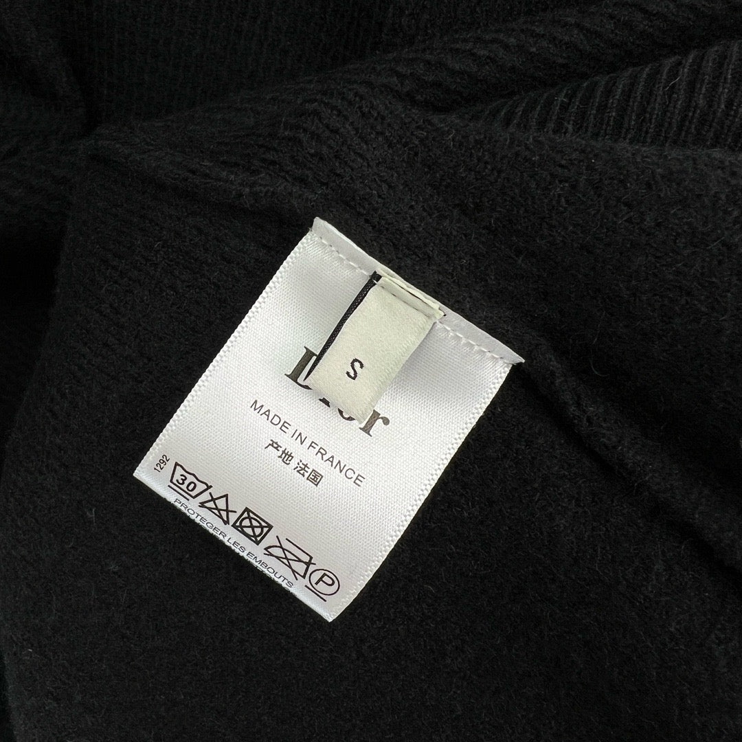 Jersey in Schwarz, Grau und Beige
