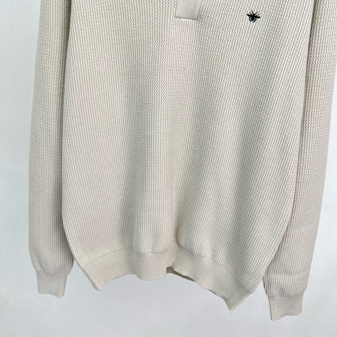 Jersey in Schwarz, Grau und Beige