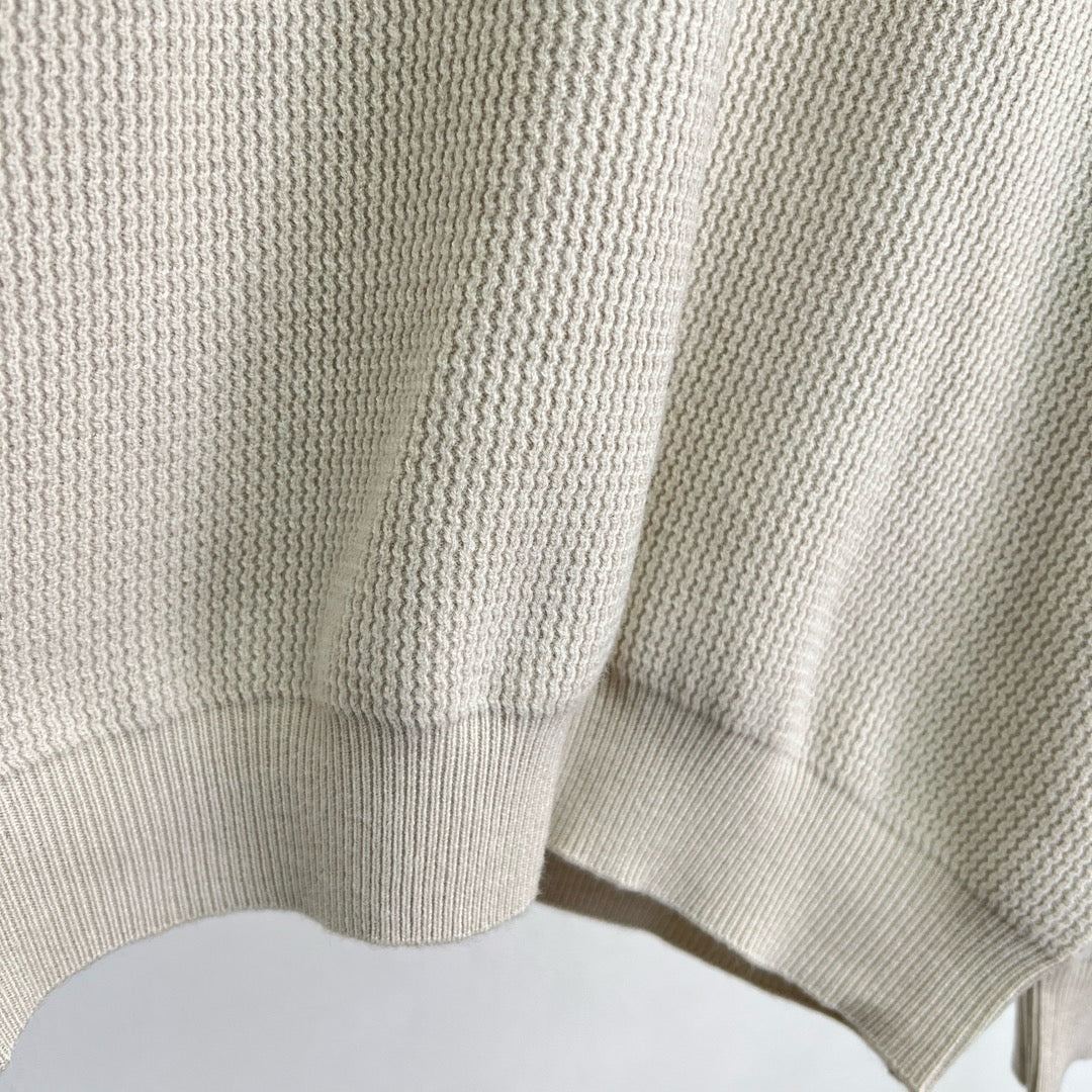 Jersey in Schwarz, Grau und Beige