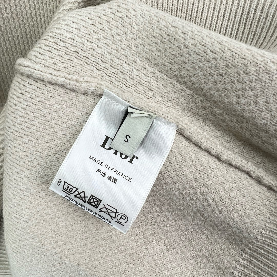 Jersey in Schwarz, Grau und Beige