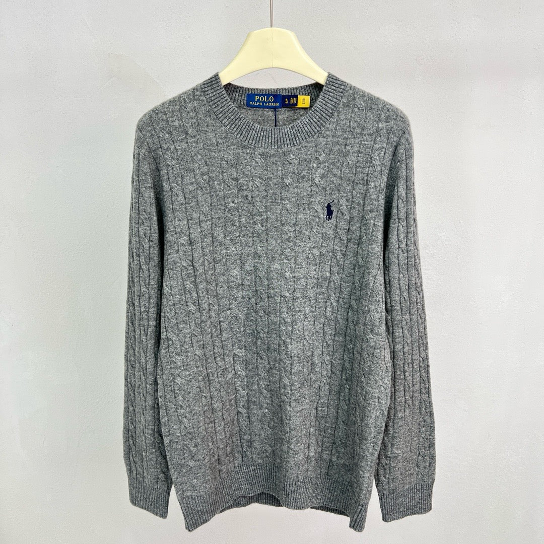 Jersey in Weiß, Grau und Blau