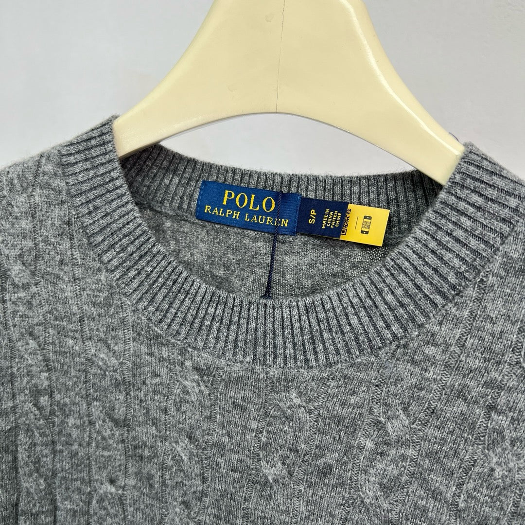 Jersey in Weiß, Grau und Blau