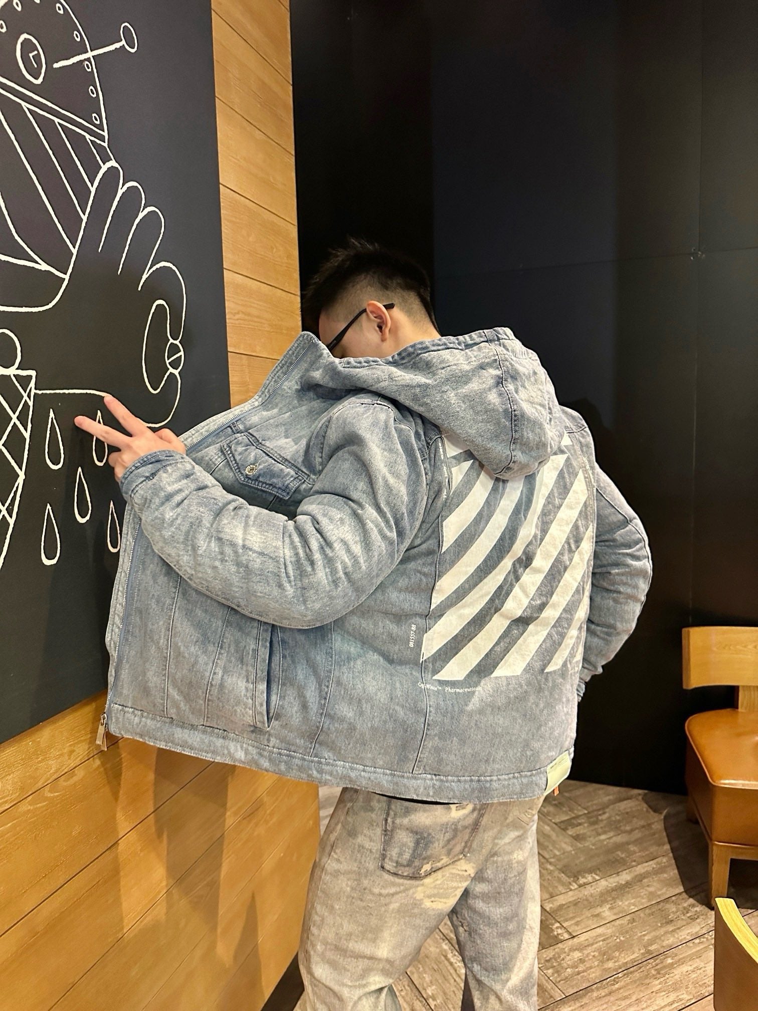 Black and Blue Jacket - FashionHype.xyz