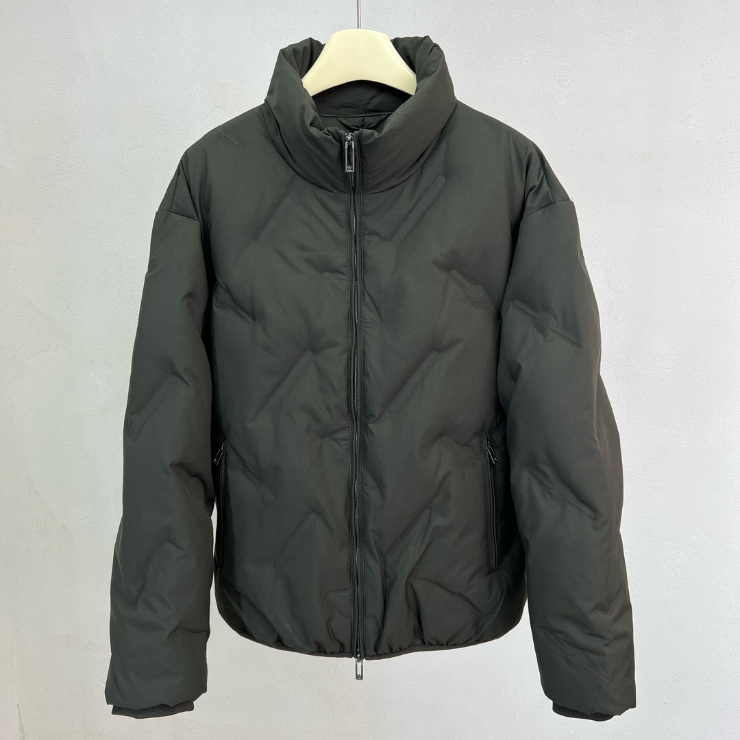 Dark Blue and Green Jacket - FashionHype.xyz