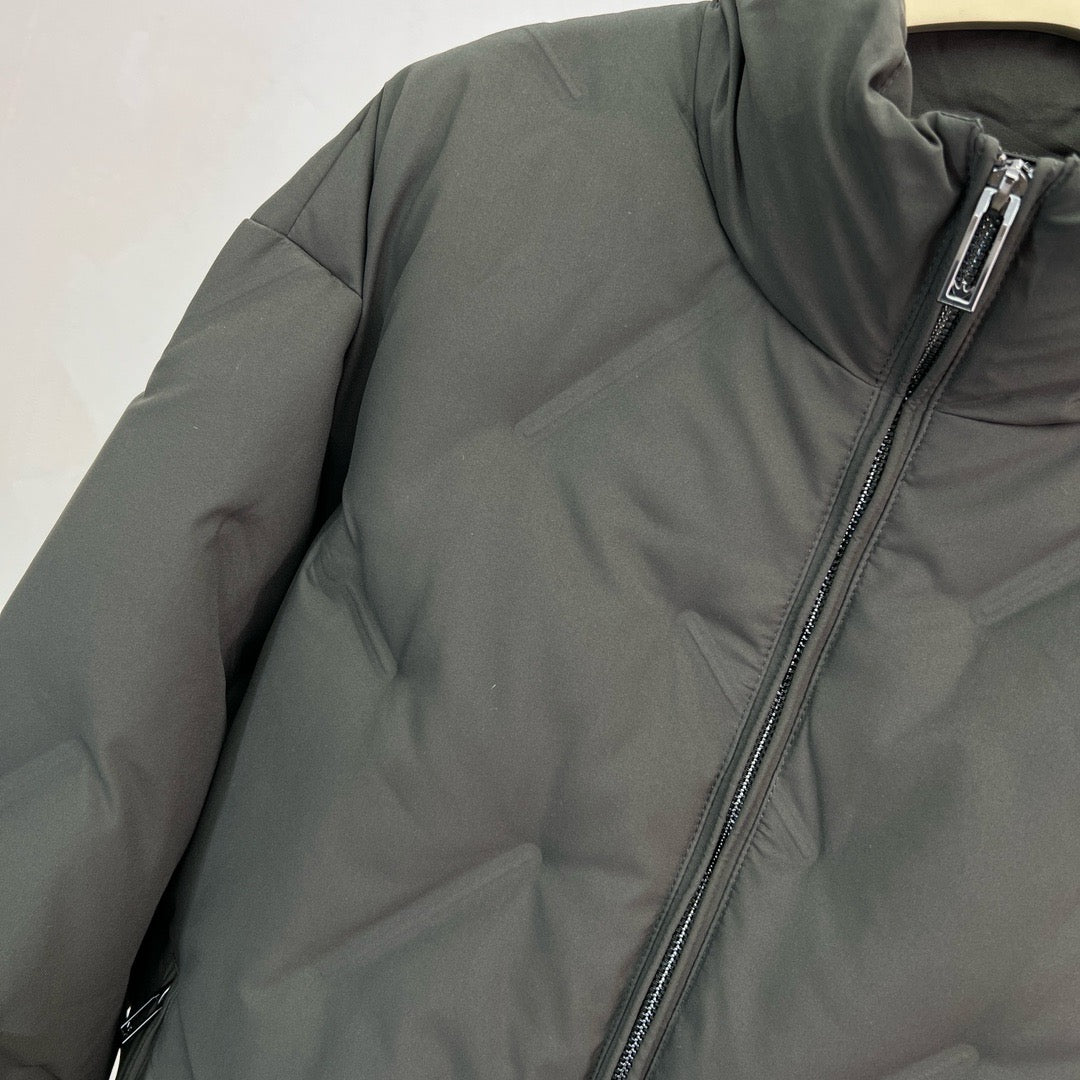 Dark Blue and Green Jacket - FashionHype.xyz