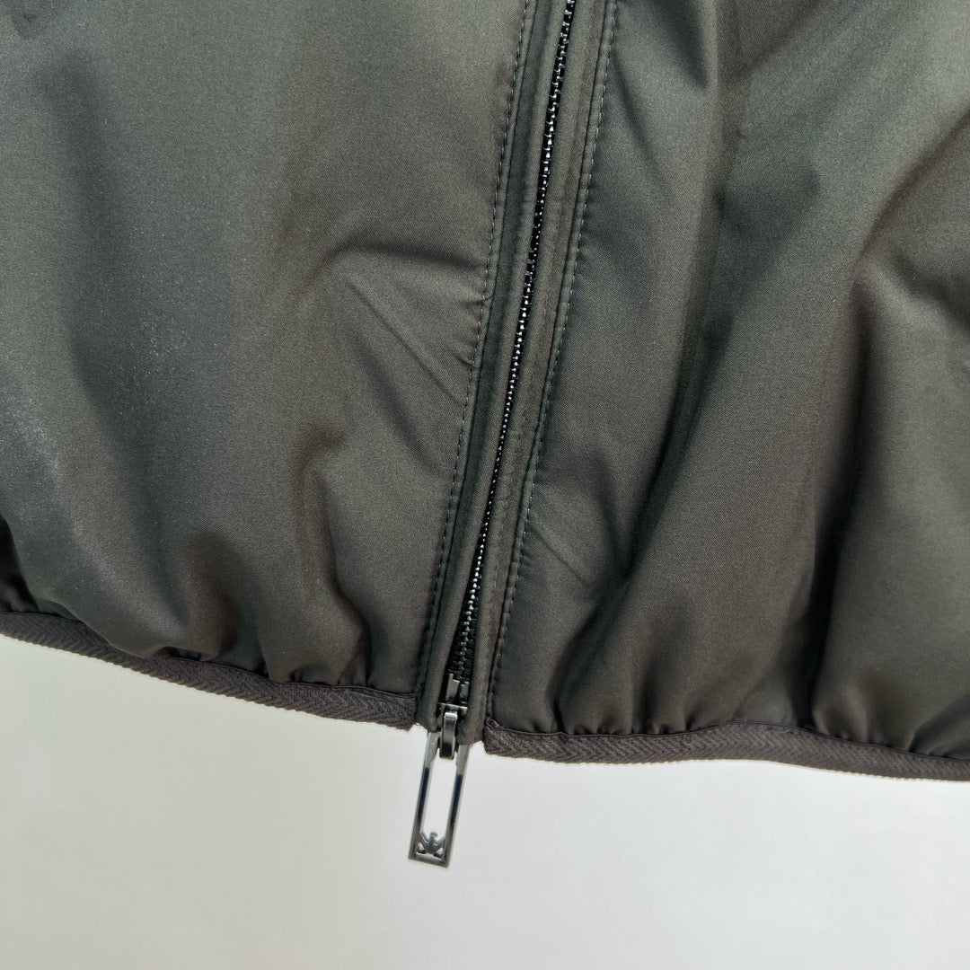 Dark Blue and Green Jacket - FashionHype.xyz
