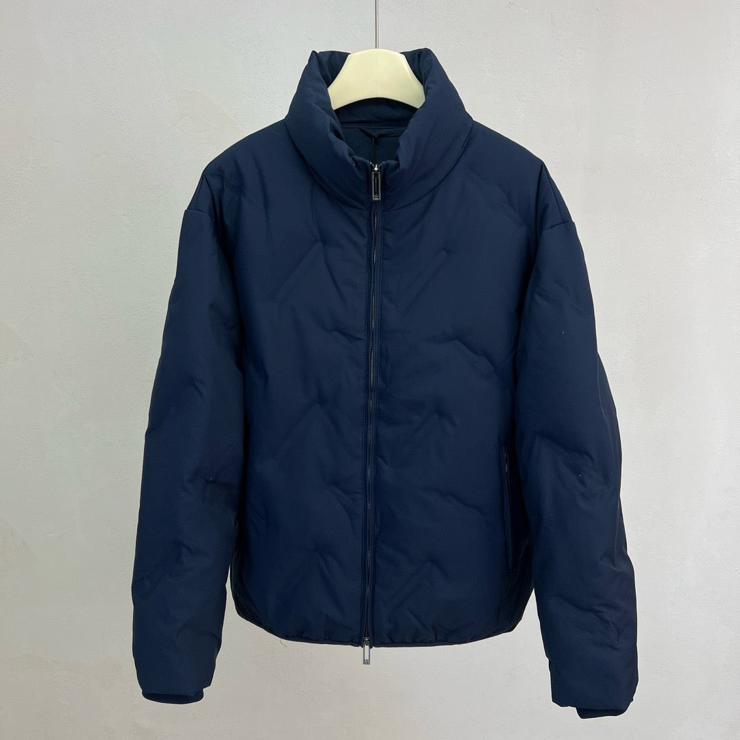 Dark Blue and Green Jacket - FashionHype.xyz