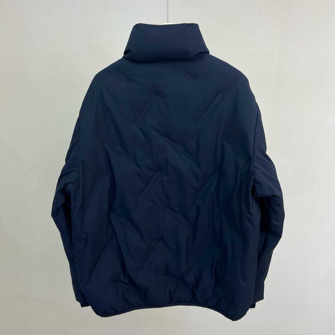 Dark Blue and Green Jacket - FashionHype.xyz