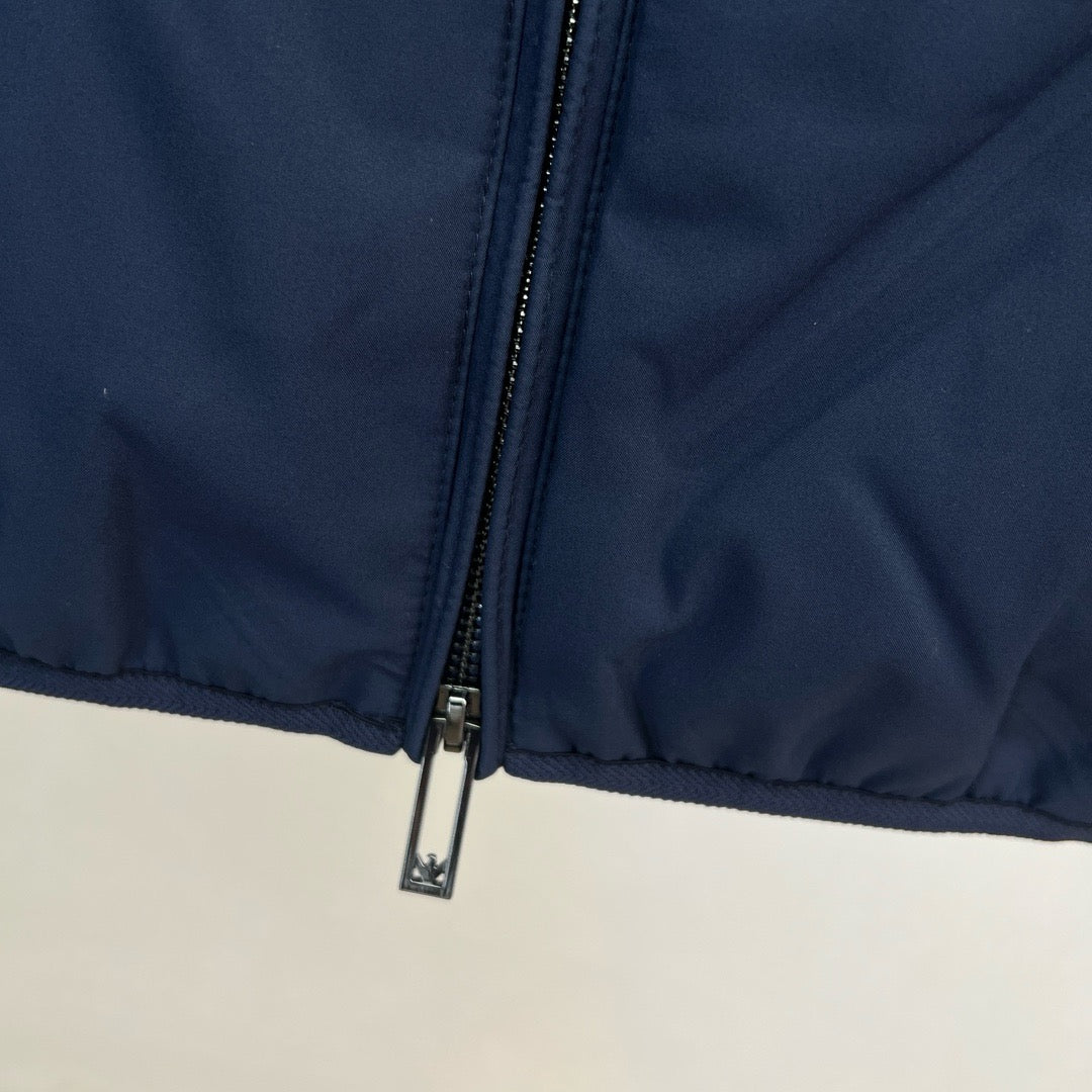 Dark Blue and Green Jacket - FashionHype.xyz